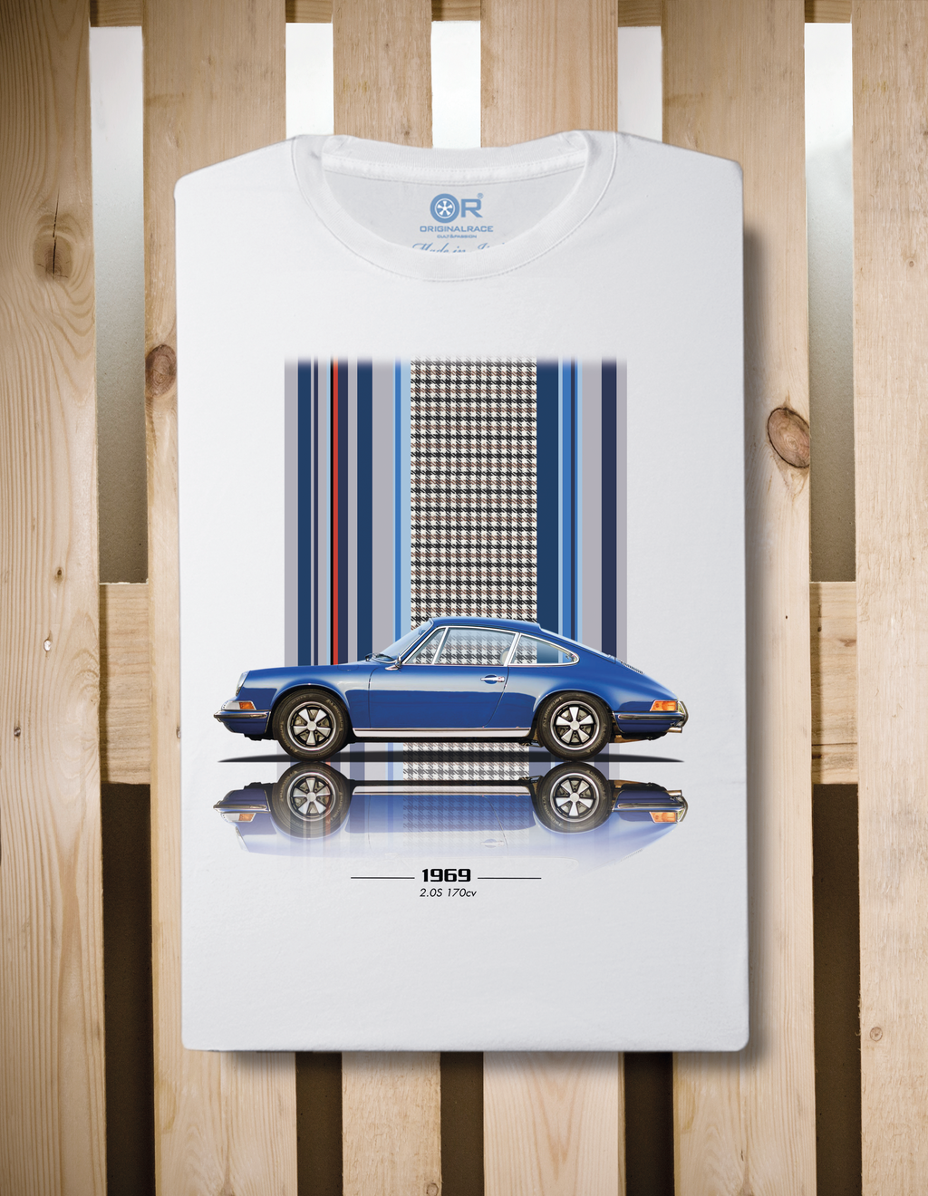 T-shirt manica corta 2.0S 1969 Pepita/Texture