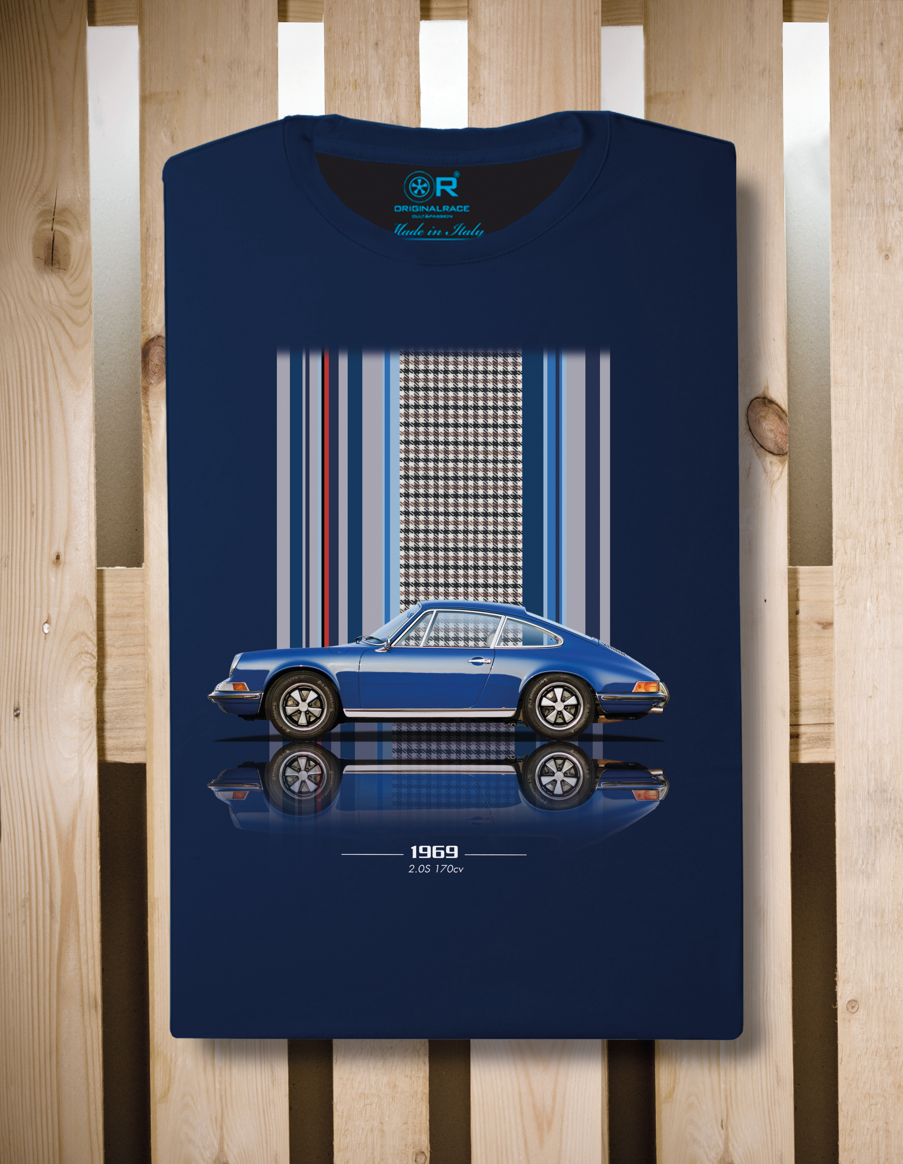 T-shirt manica corta 2.0S 1969 Pepita/Texture