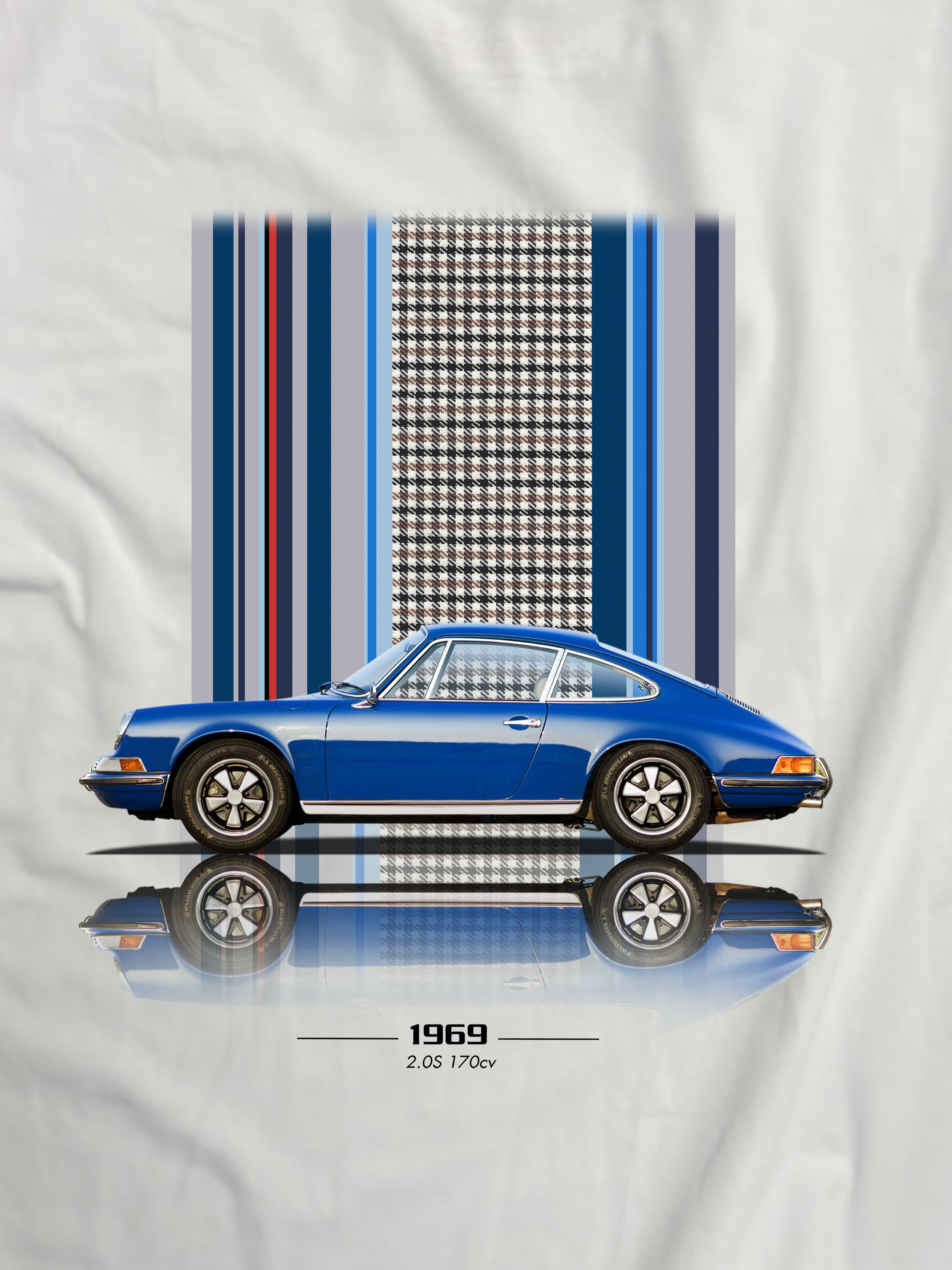 T-shirt manica corta 2.0S 1969 Pepita/Texture