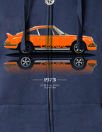 Felpa zip cappuccio 2.7 RS Touring Arancio