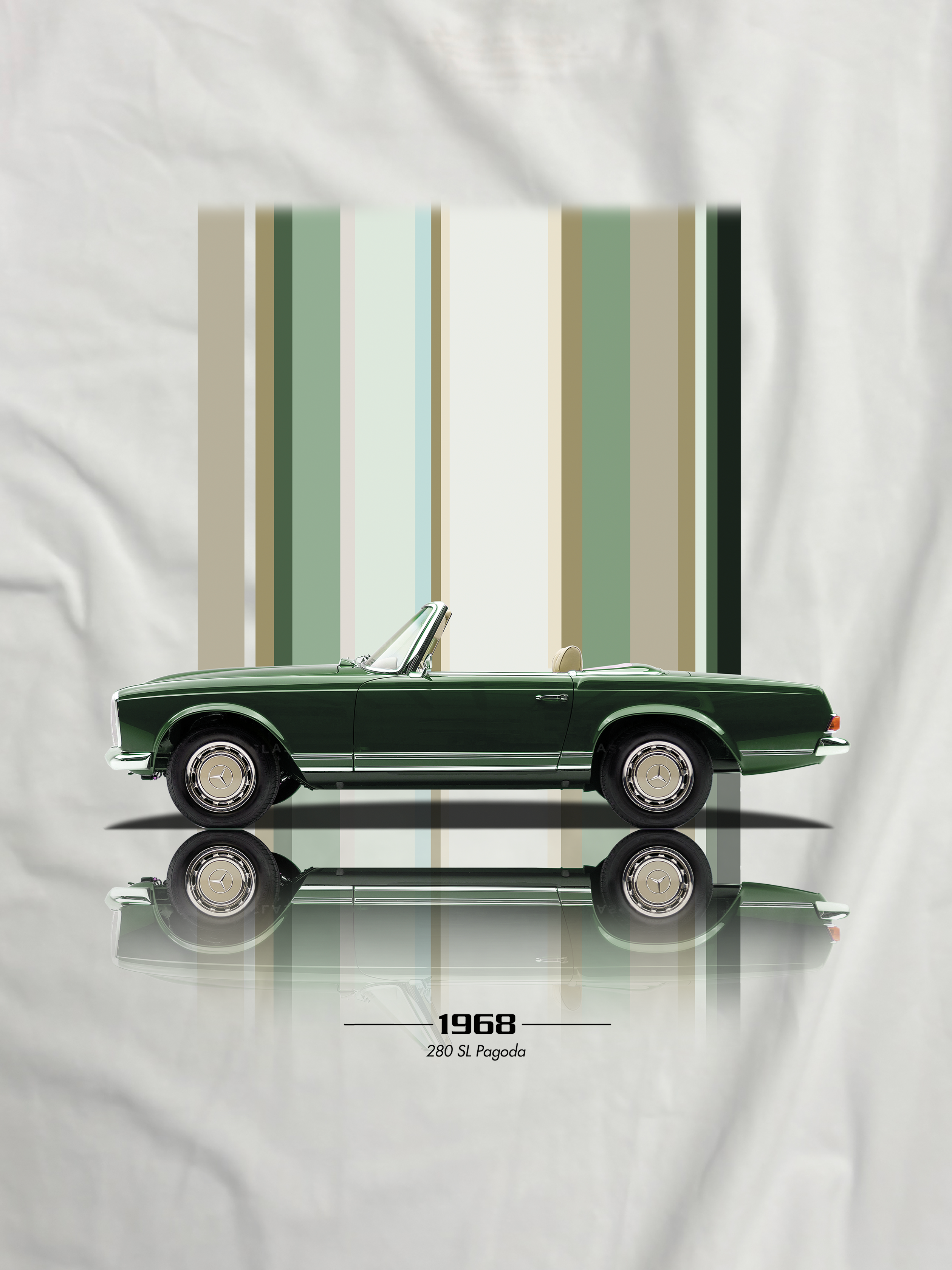 T-shirt manica corta 280 SL Pagoda Texture