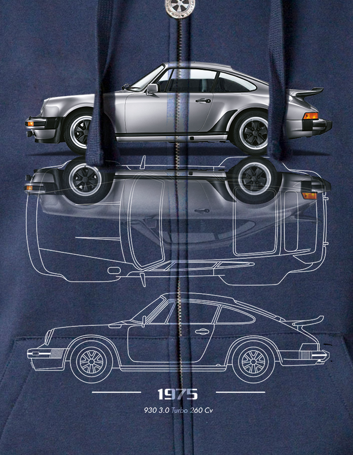 Felpa zip cappuccio 3.0 Turbo