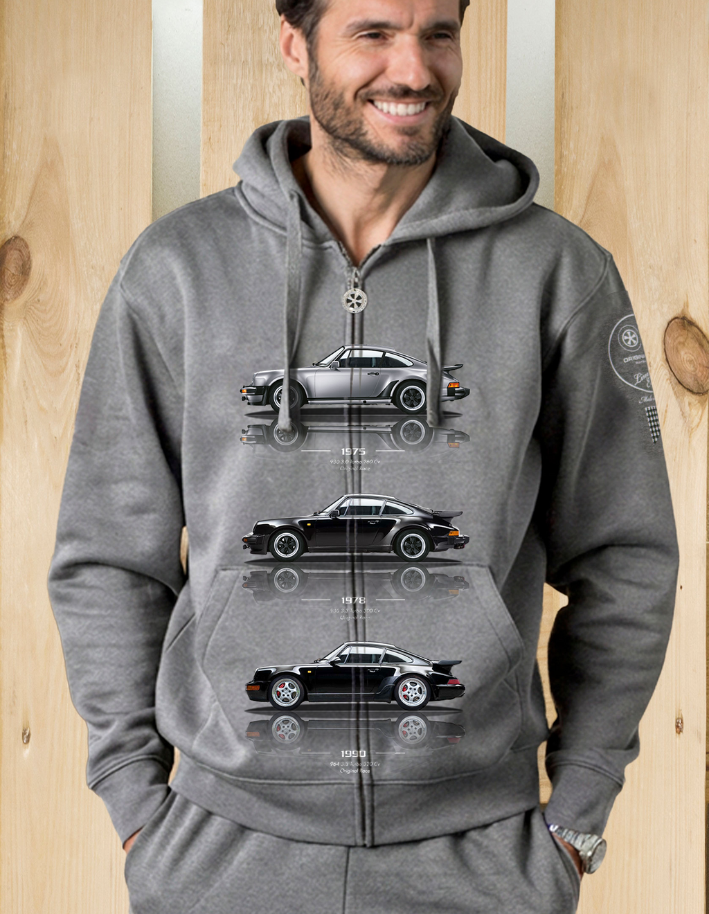 Felpa zip cappuccio 3.0 3.3 Turbo