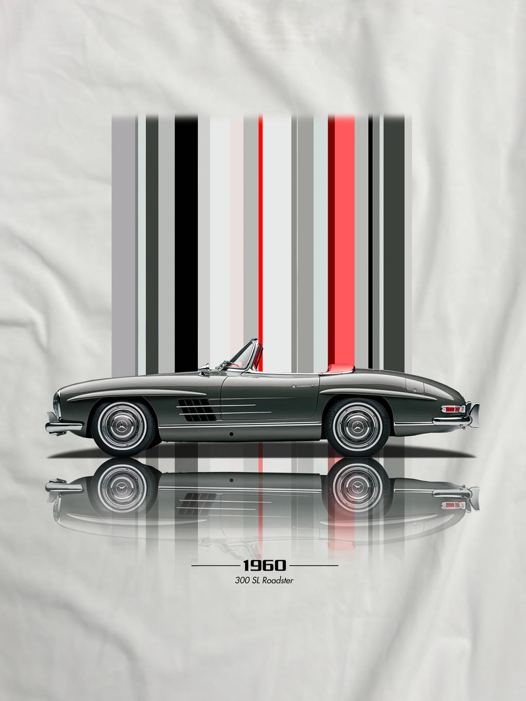 T-shirt manica corta 300 SL Roadster Texture