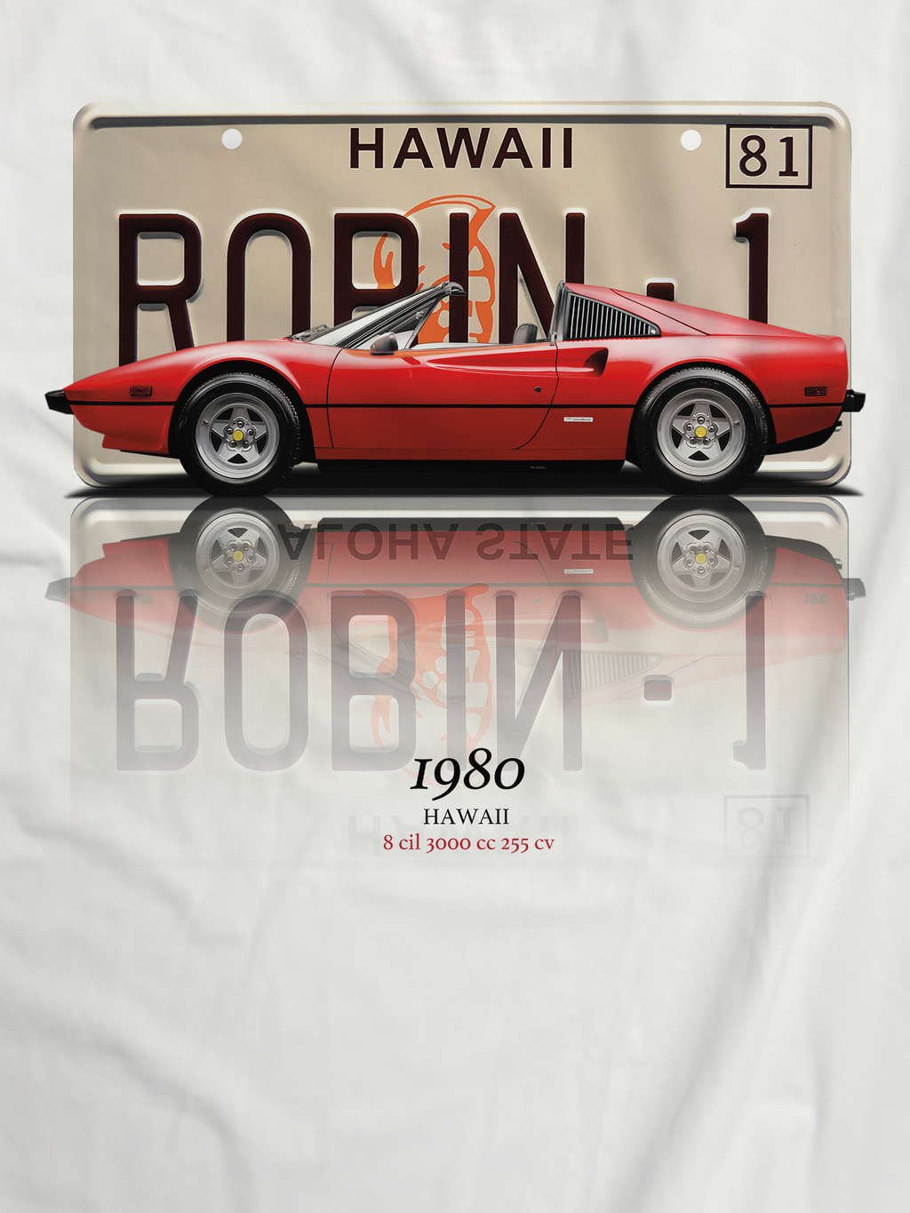 T-shirt manica corta 308 Hawaii