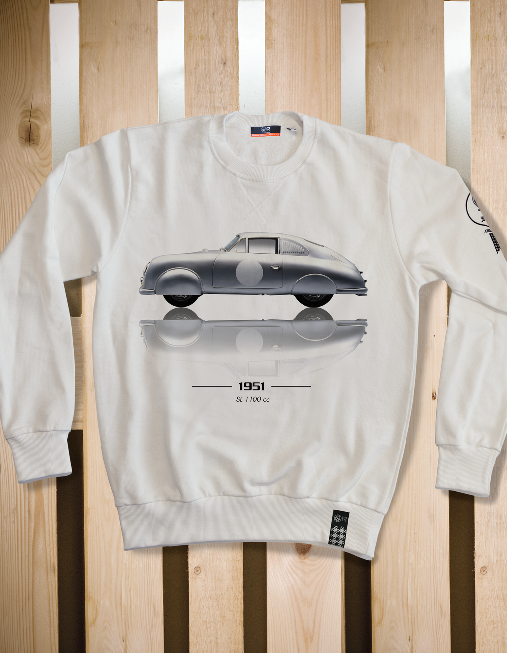 Felpa girocollo 356 SL 1100 Fianco