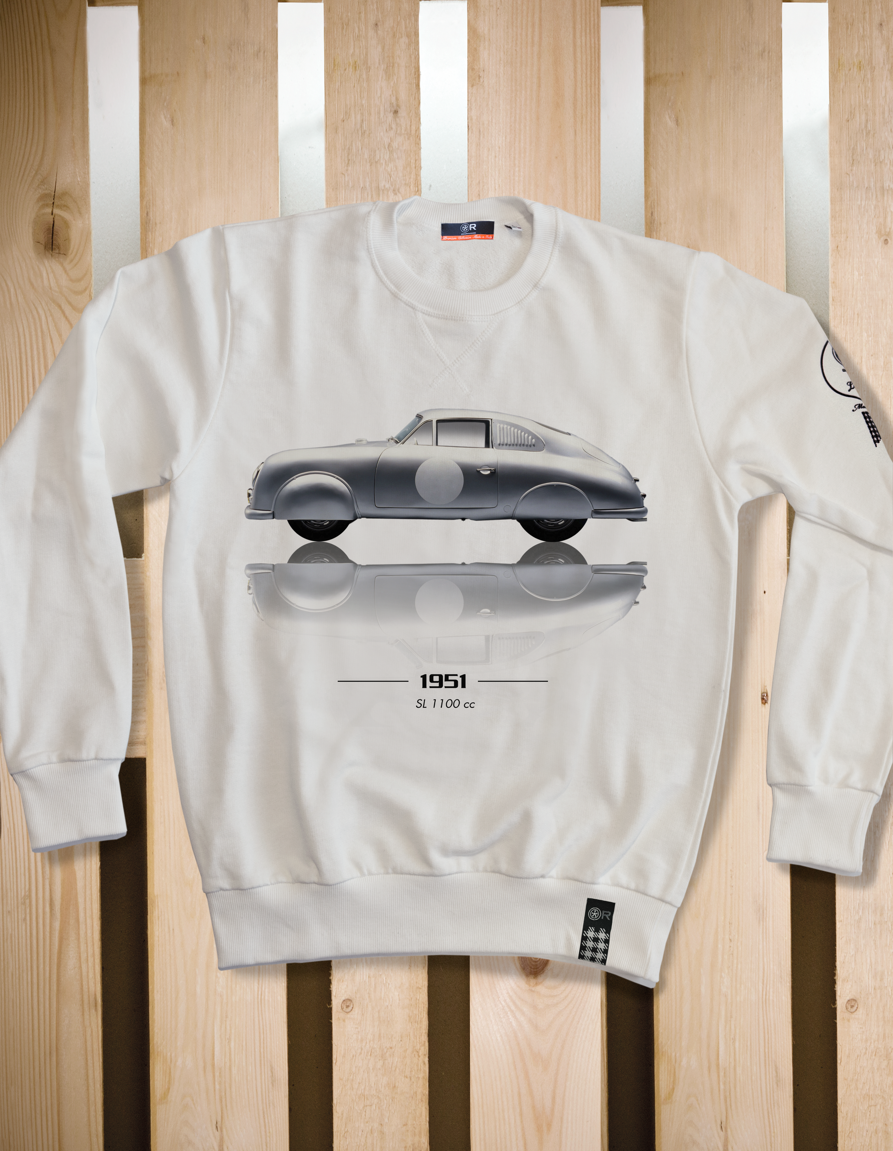 Felpa girocollo 356 SL 1100 Fianco