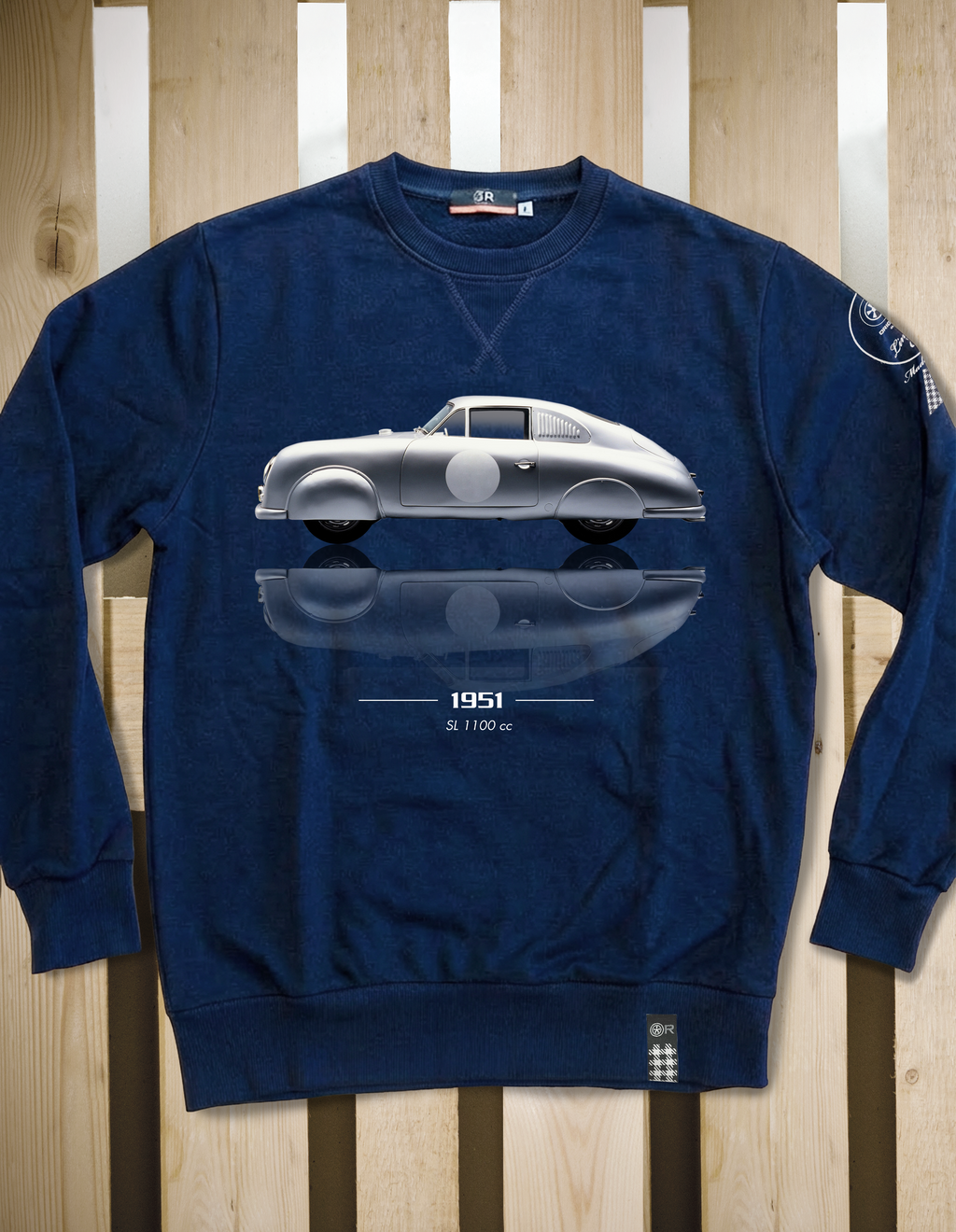 Felpa girocollo 356 SL 1100 Fianco
