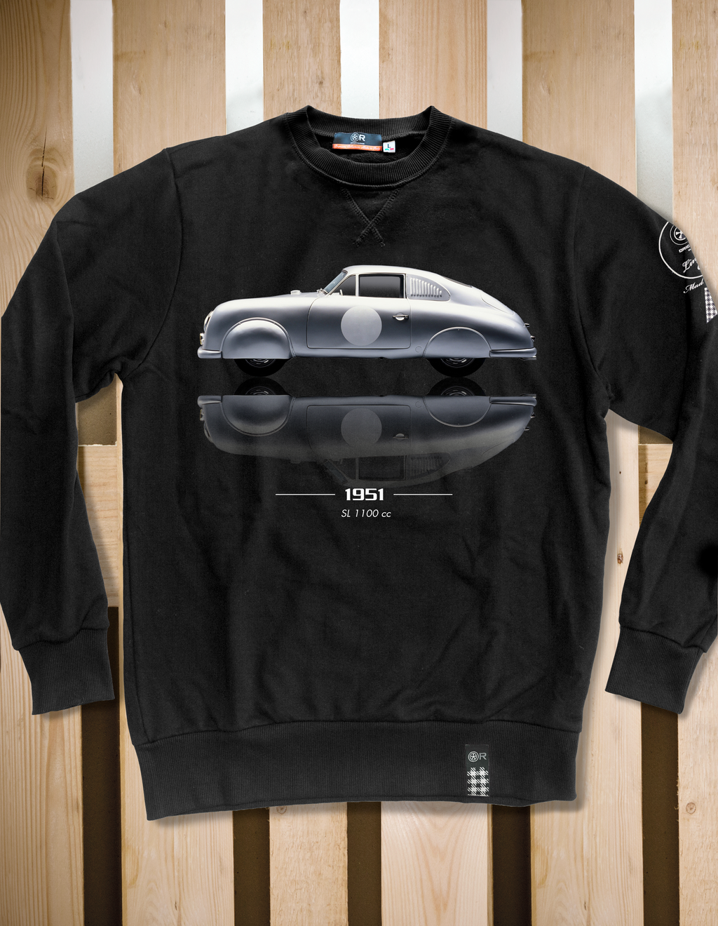 Felpa girocollo 356 SL 1100 Fianco