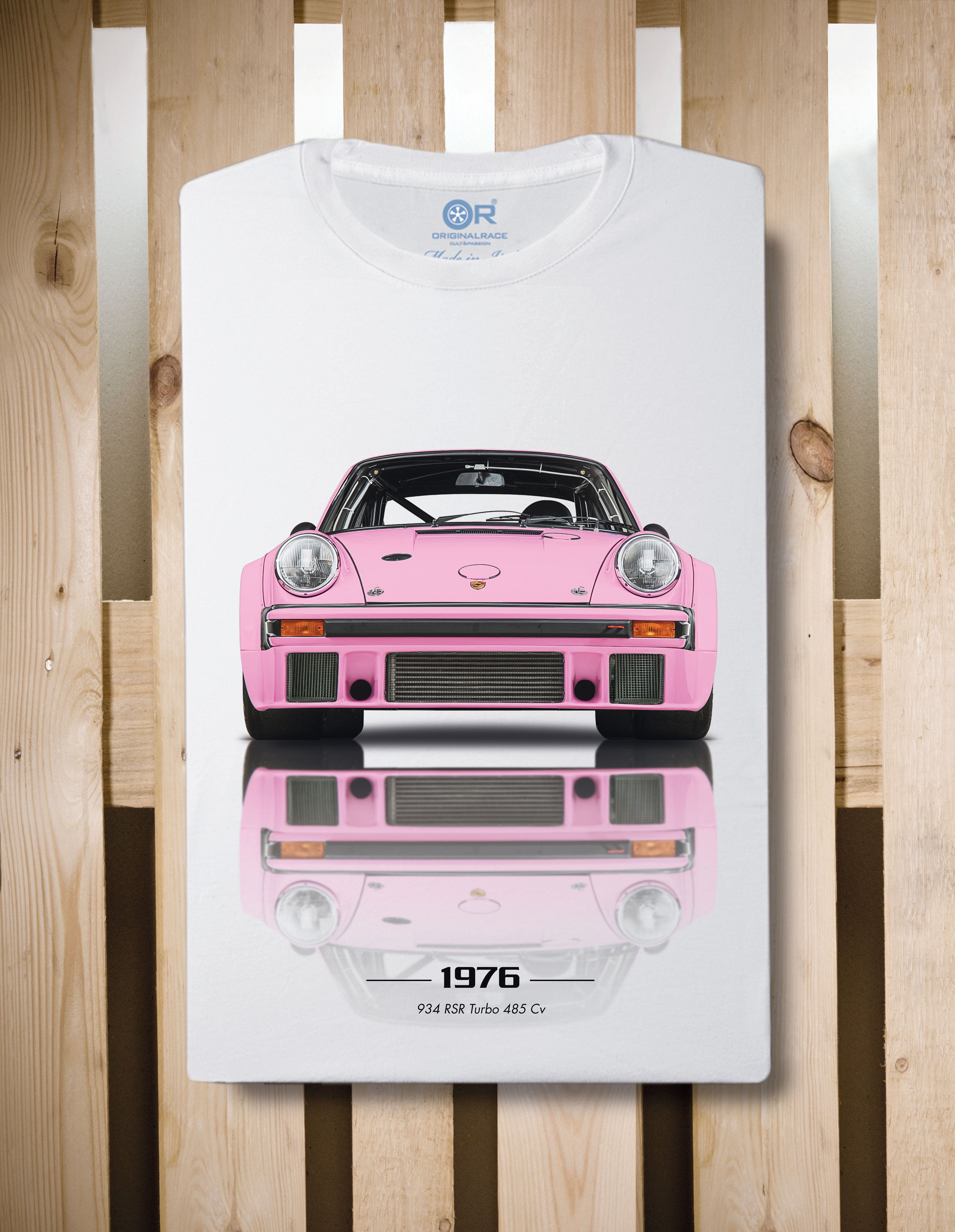 T-shirt manica corta 934 turbo pink front