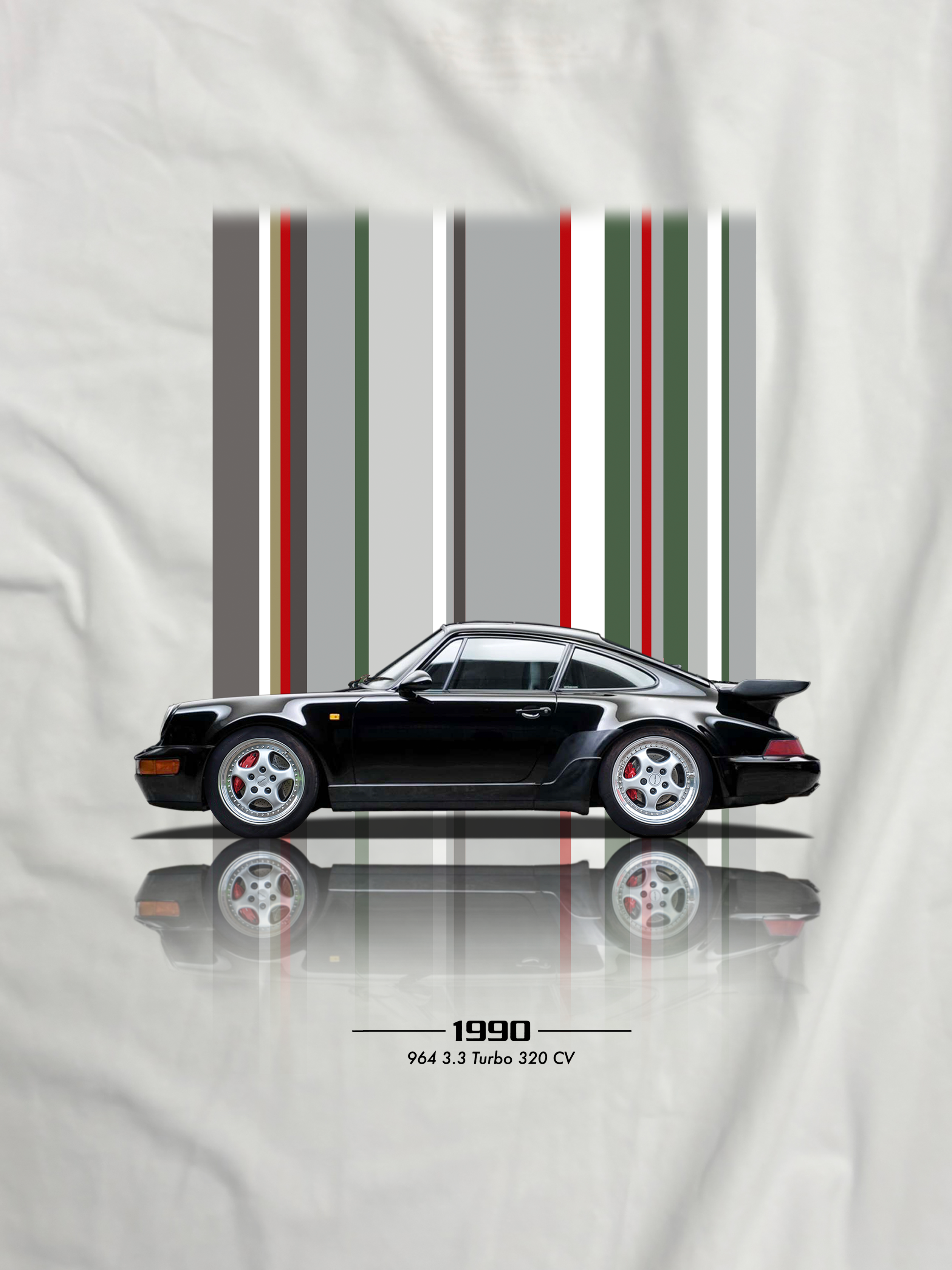 T-shirt manica corta 964 3.3 Turbo Texture