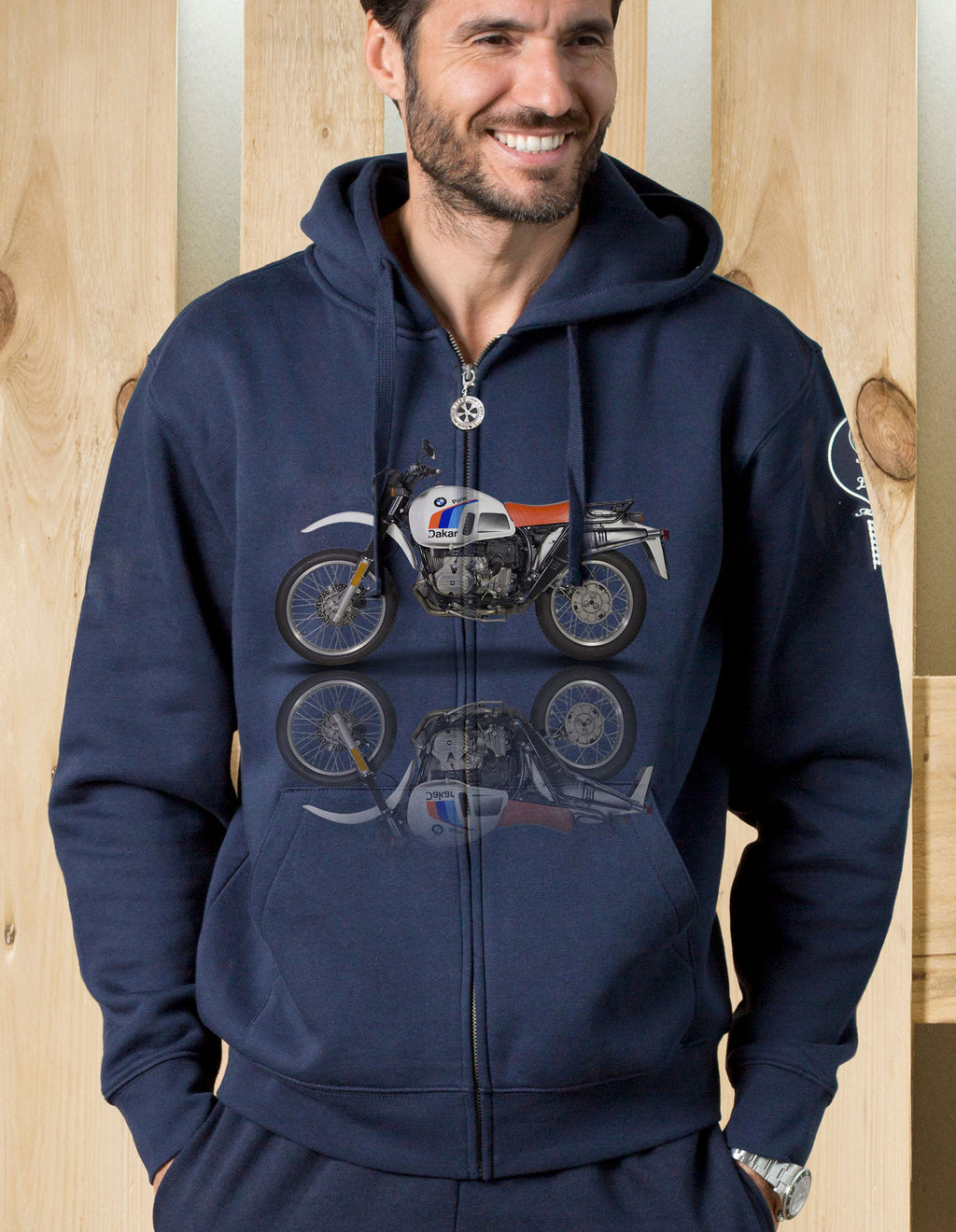 Felpa zip cappuccio Rally R80 Gs Paris Dakar