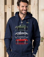 Felpa zip Registro italiano 356