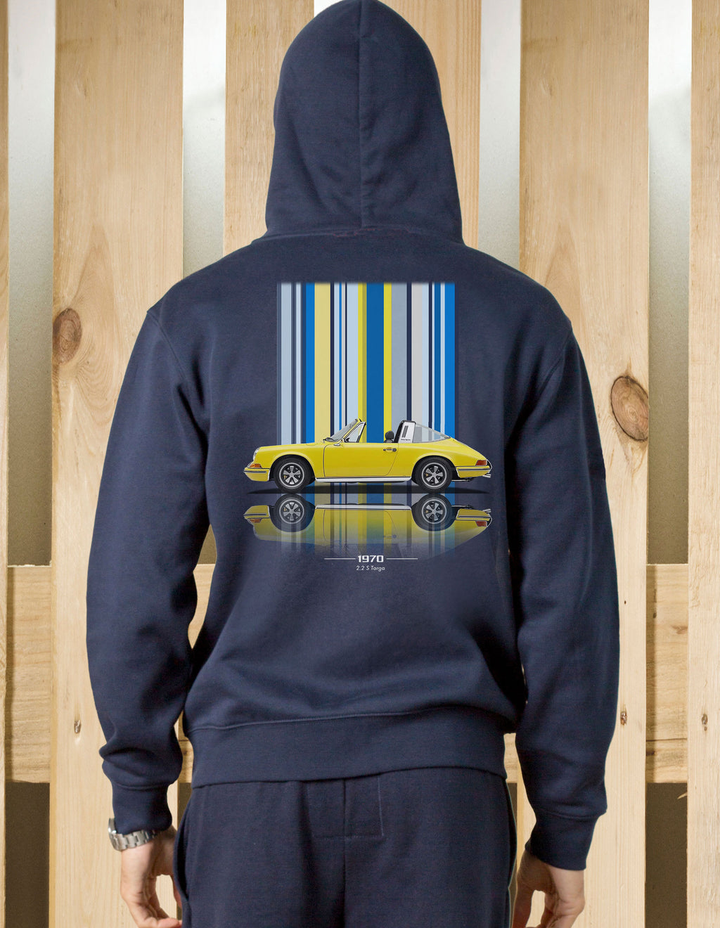 Felpa zip cappuccio 2.2 S Targa Texture