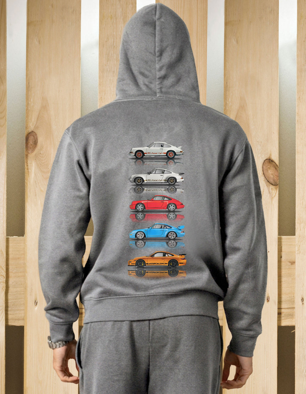 Felpa zip cappuccio 0135