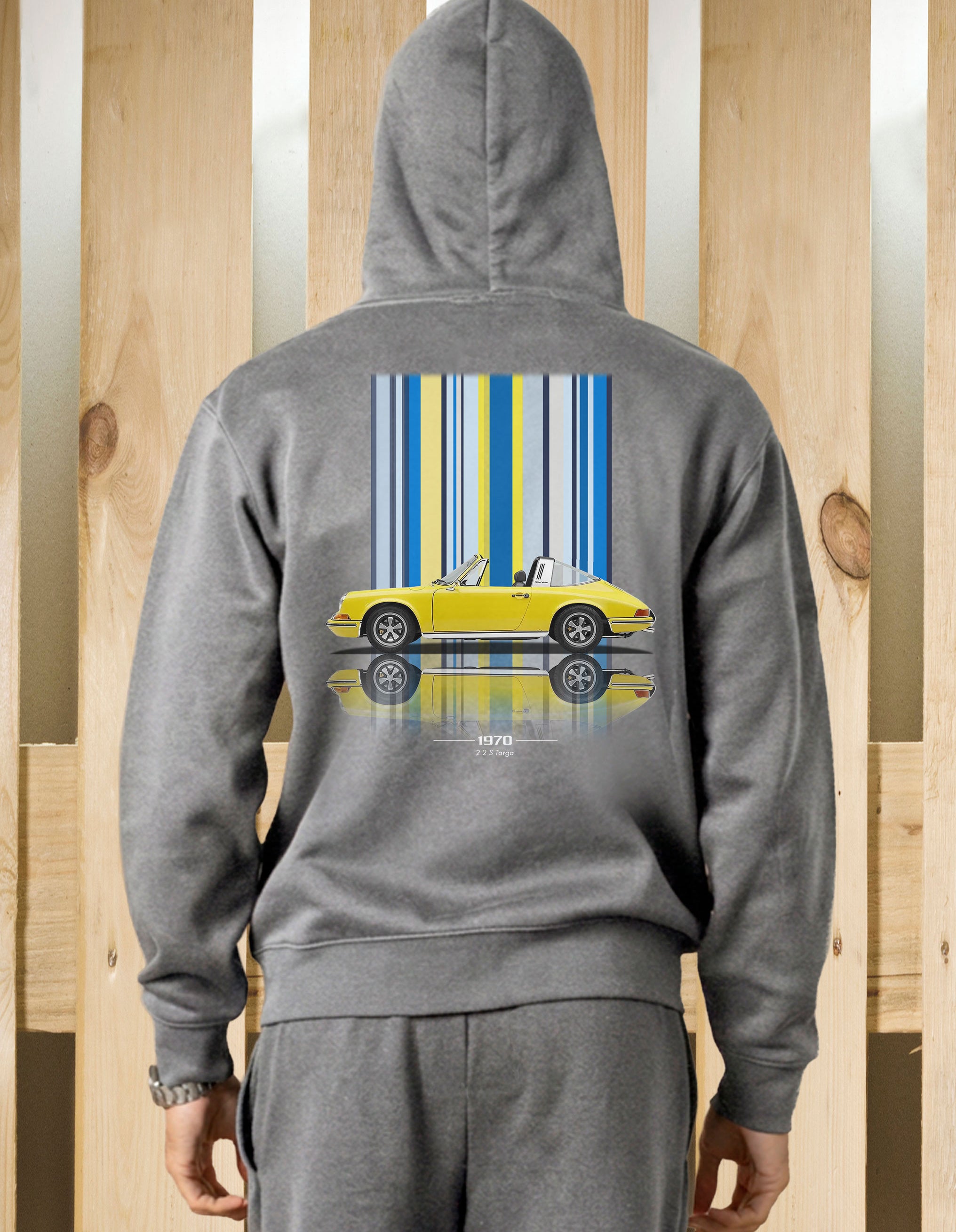 Felpa zip cappuccio 2.2 S Targa Texture