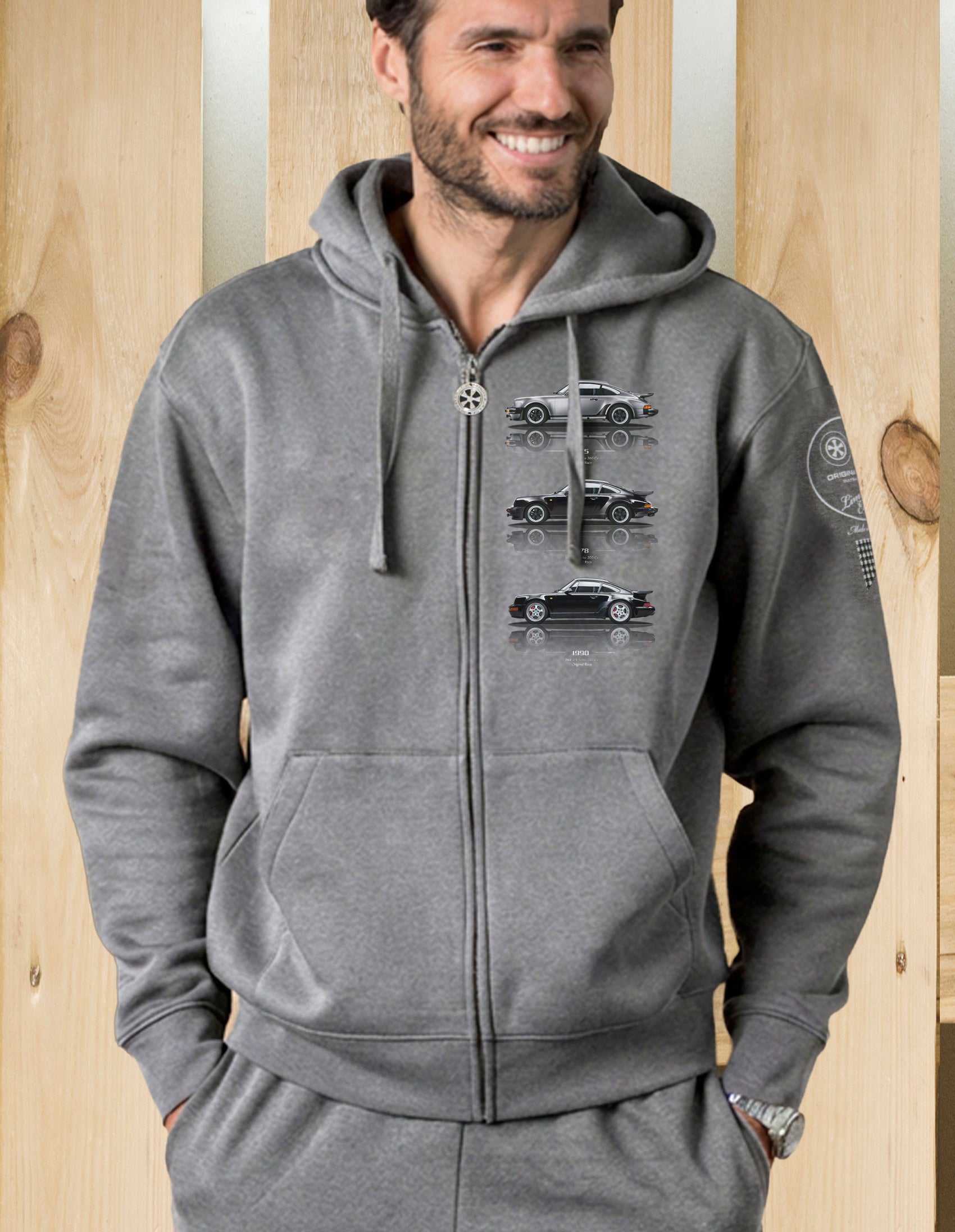 Felpa zip cappuccio 3.0 3.3 Turbo