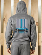 Felpa zip cappuccio 993 S4 Cabrio Texture