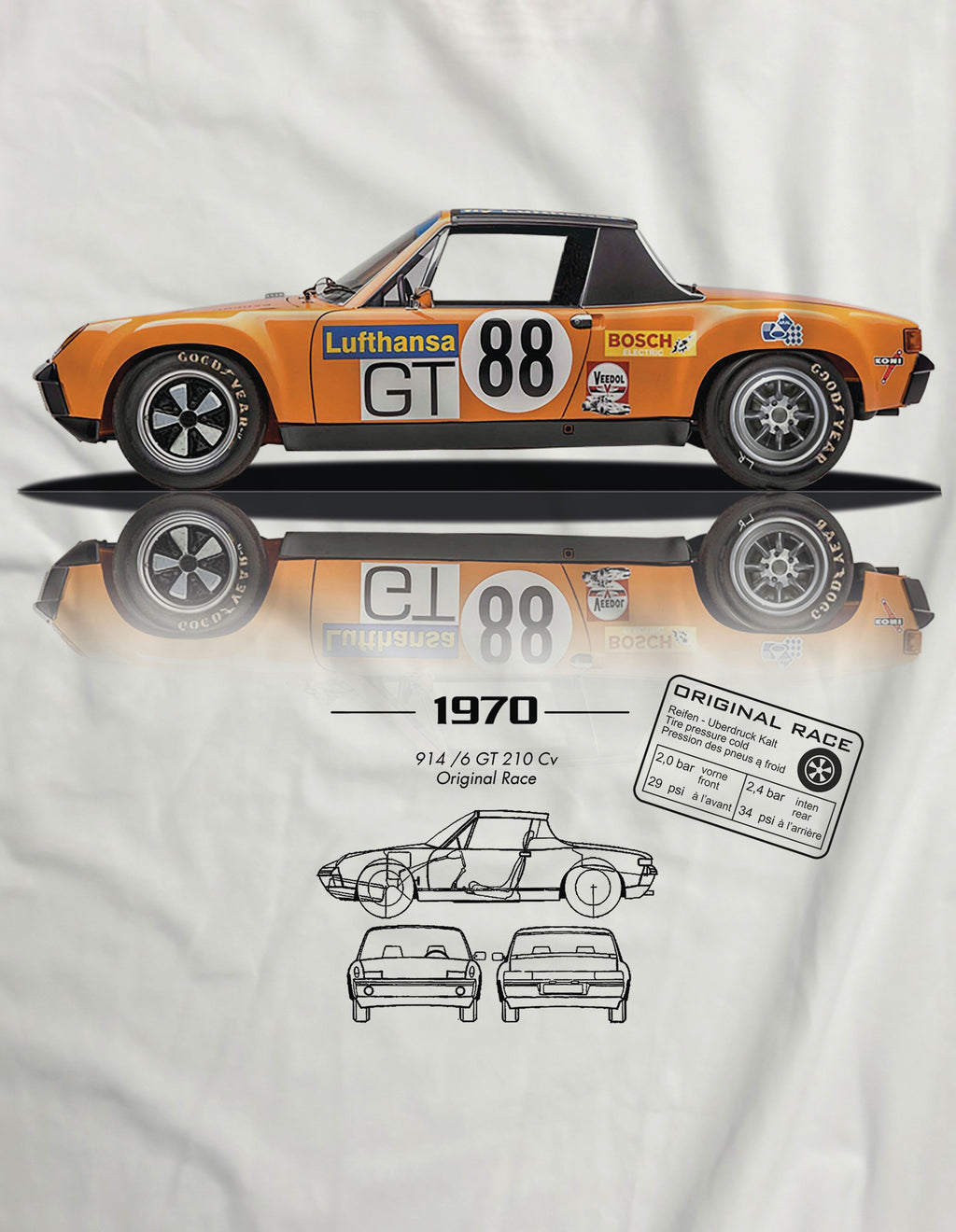 T-shirt manica corta 914 GT/6 OR