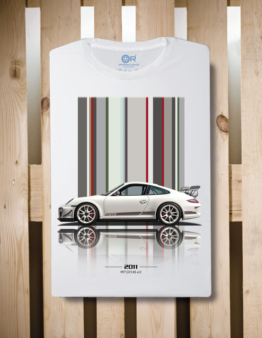 T-shirt manica corta 997 GT3  RS 4 Texture