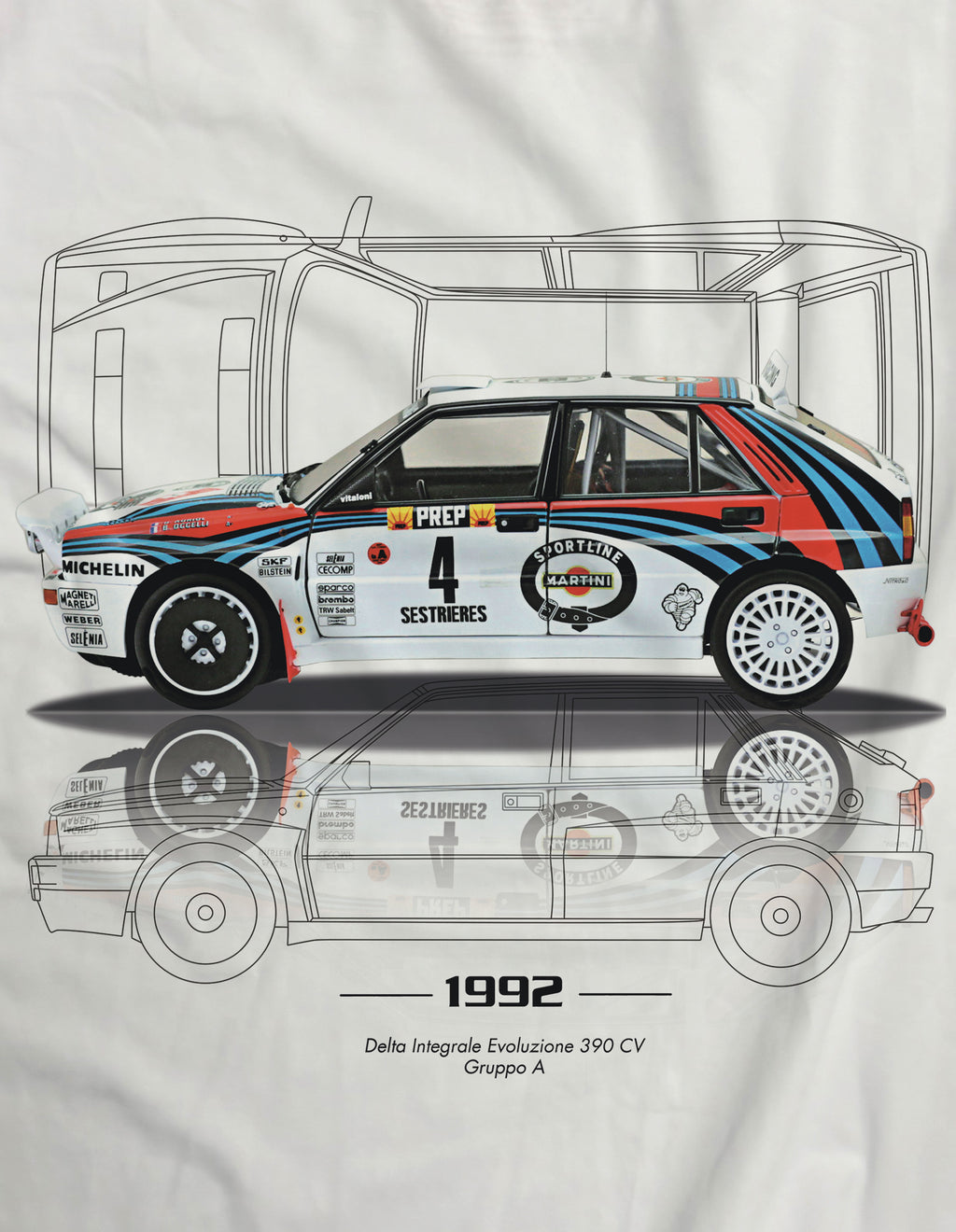 T-shirt manica corta RALLY CAR 01