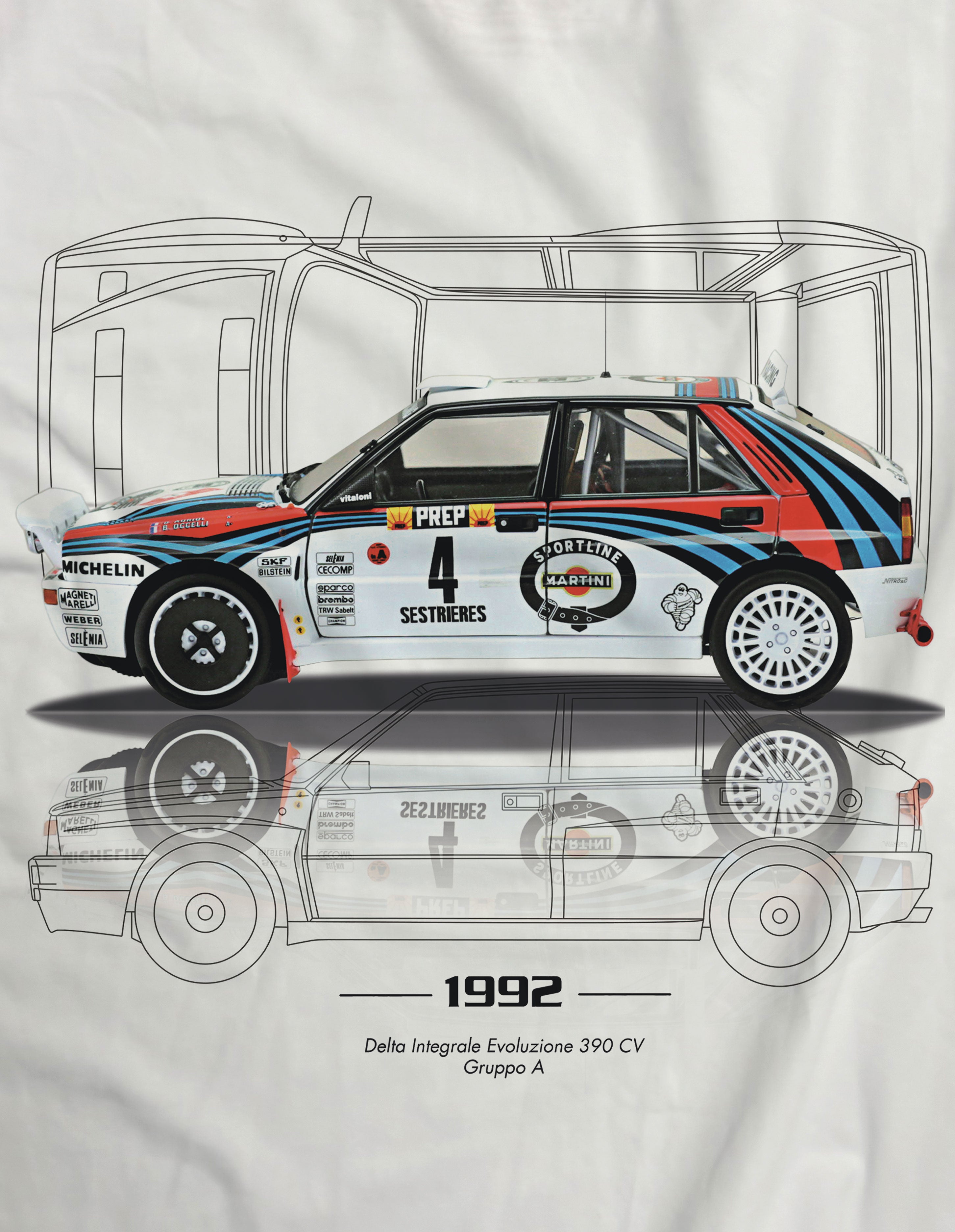 T-shirt manica corta RALLY CAR 01