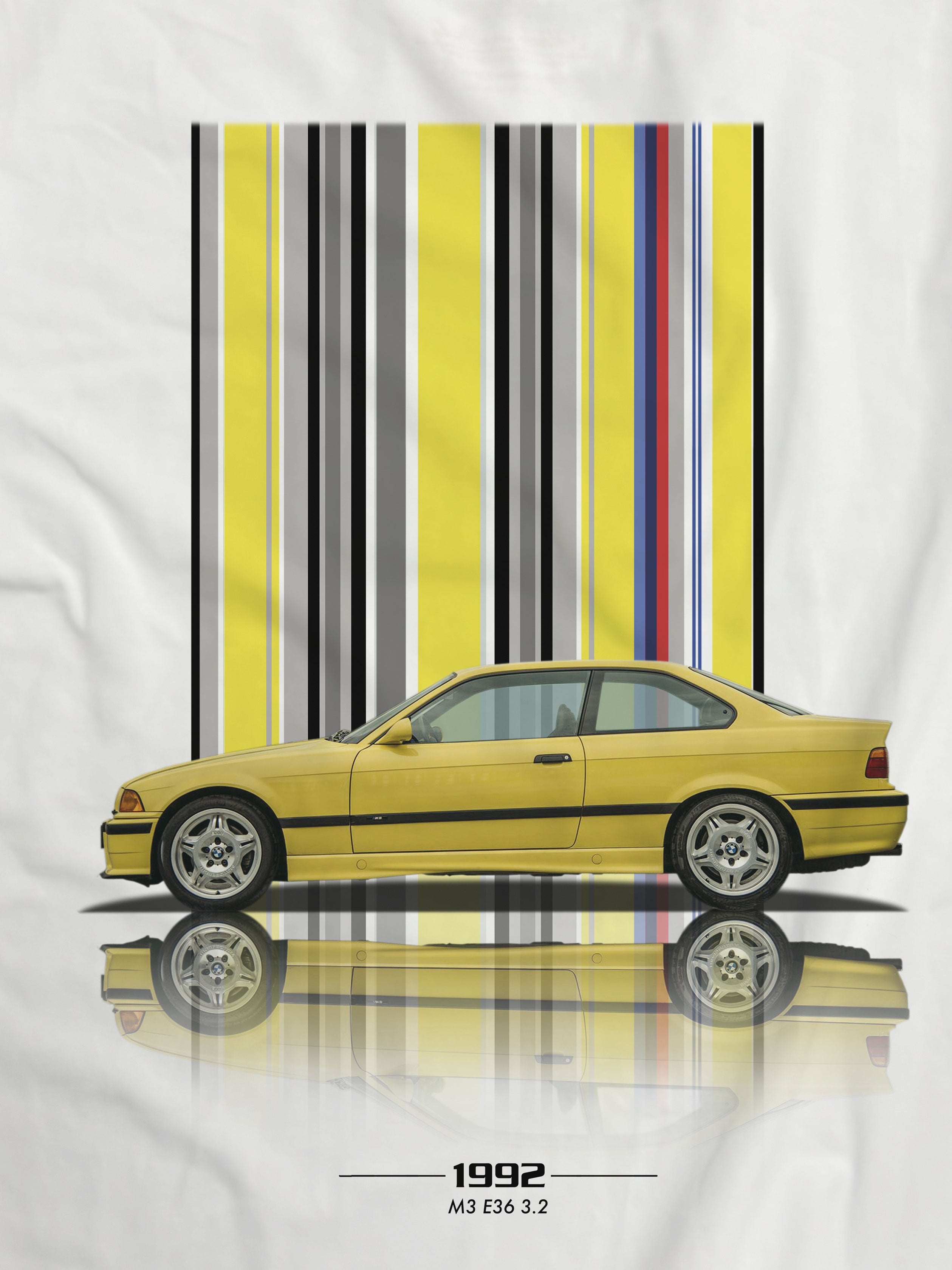 T-shirt manica corta M3 E46 3.2 Texture