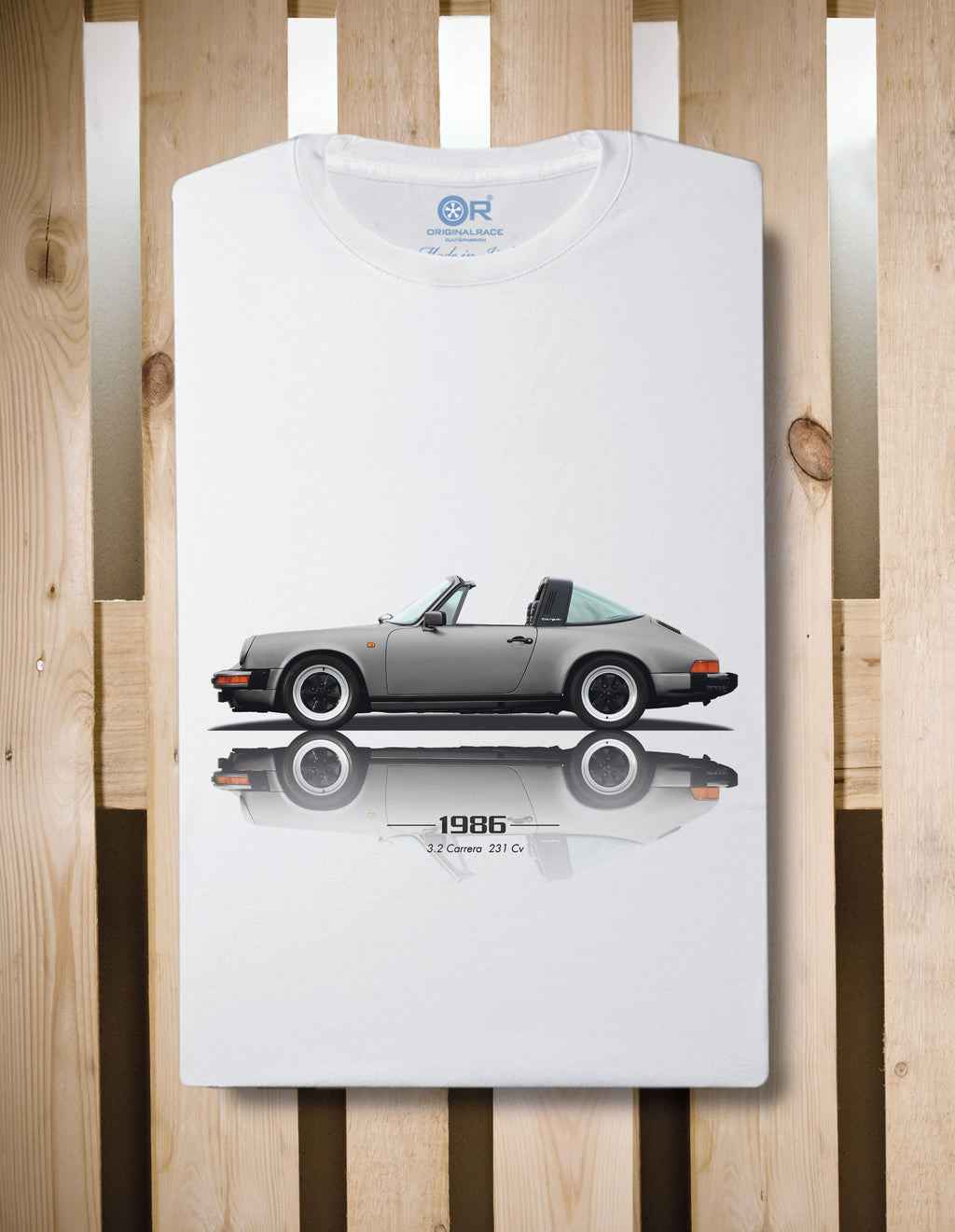T-shirt manica corta 3.2 Targa Grigio