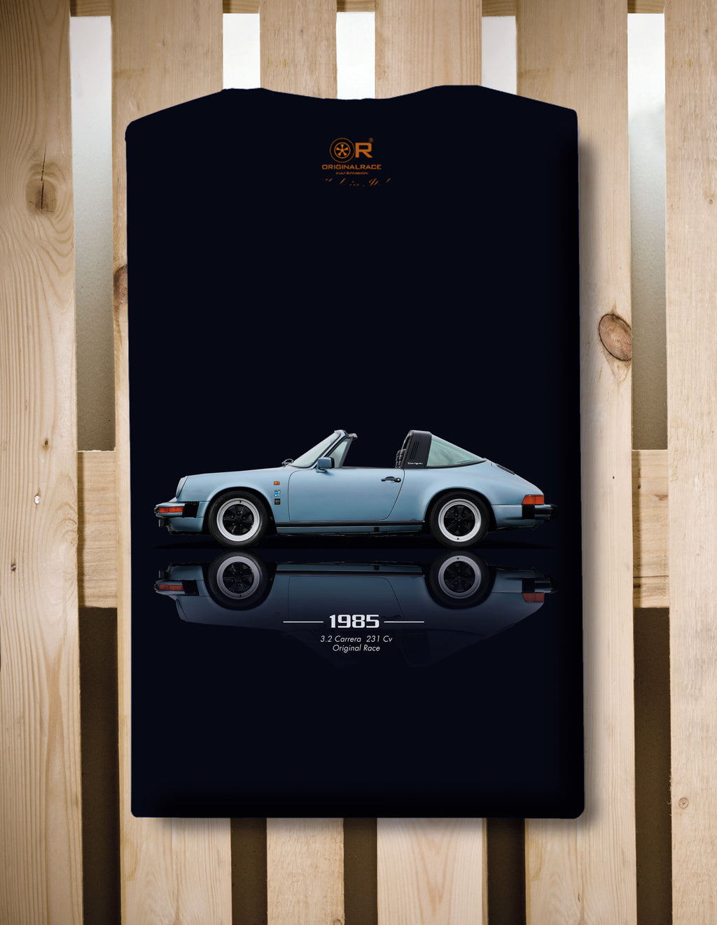 T-shirt manica corta 3.2 Targa Azzurro