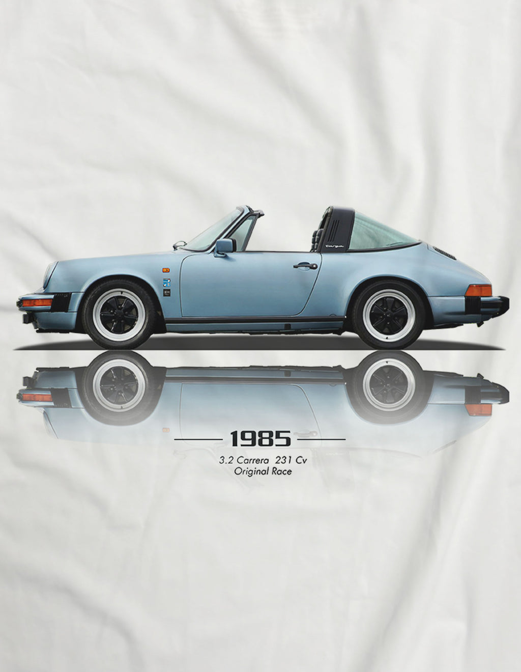 T-shirt manica corta 3.2 Targa Azzurro