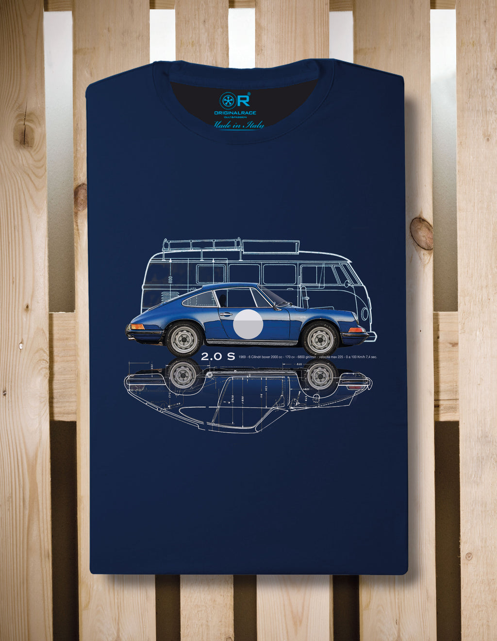 T-shirt manica corta VW T1 2.0S