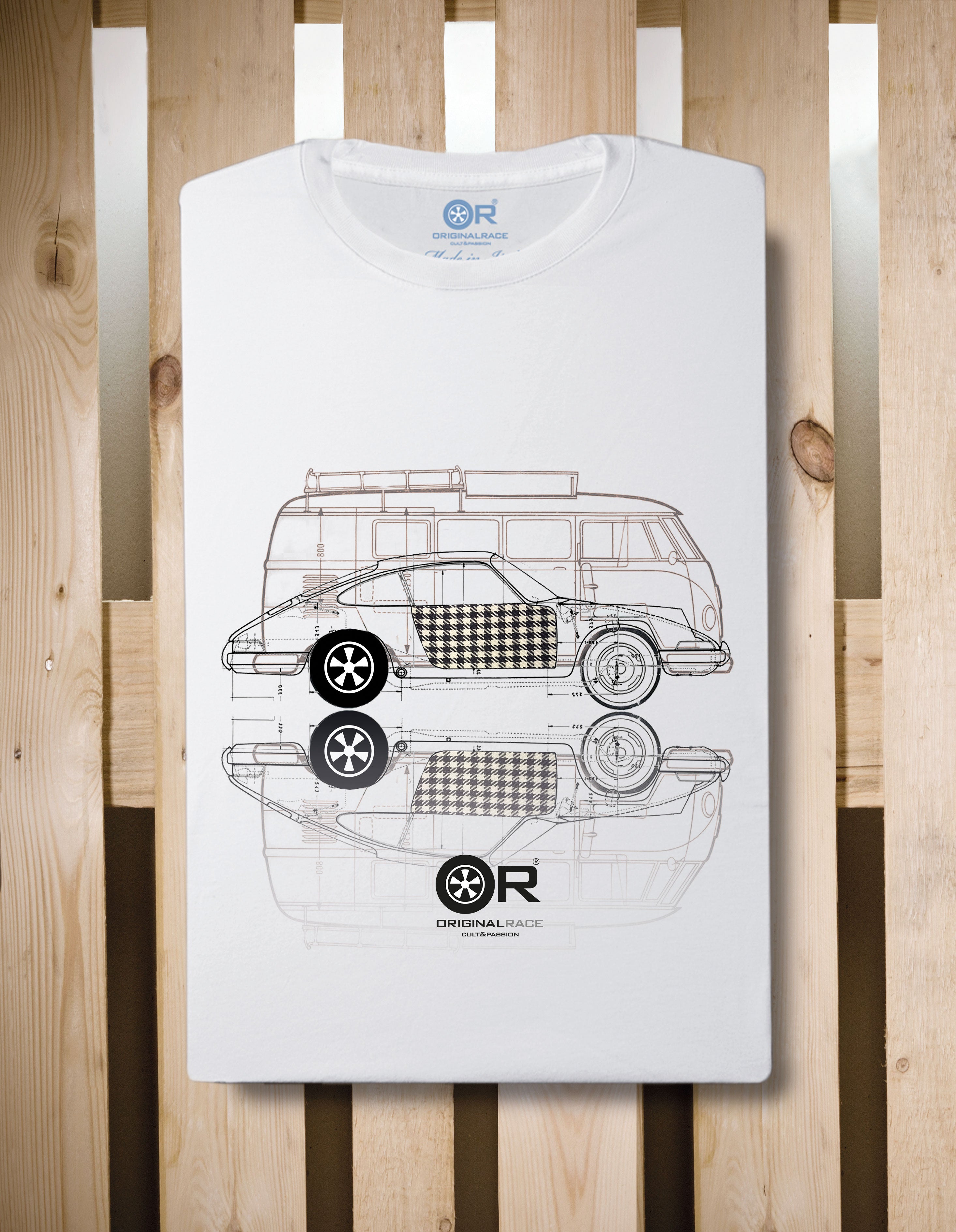 T-shirt manica corta VW T1 2.0S Pepita
