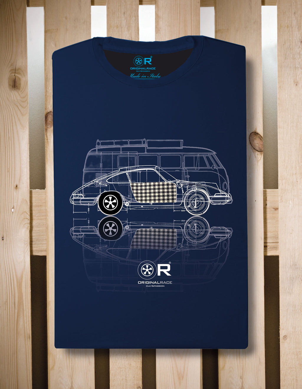 T-shirt manica corta VW T1 2.0S Pepita