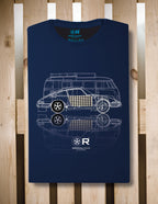 T-shirt manica corta VW T1 2.0S Pepita