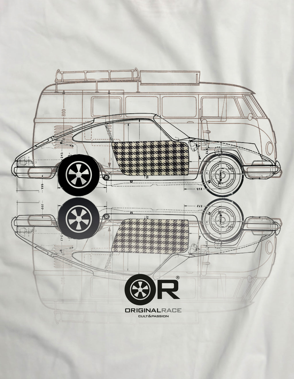 T-shirt manica corta VW T1 2.0S Pepita