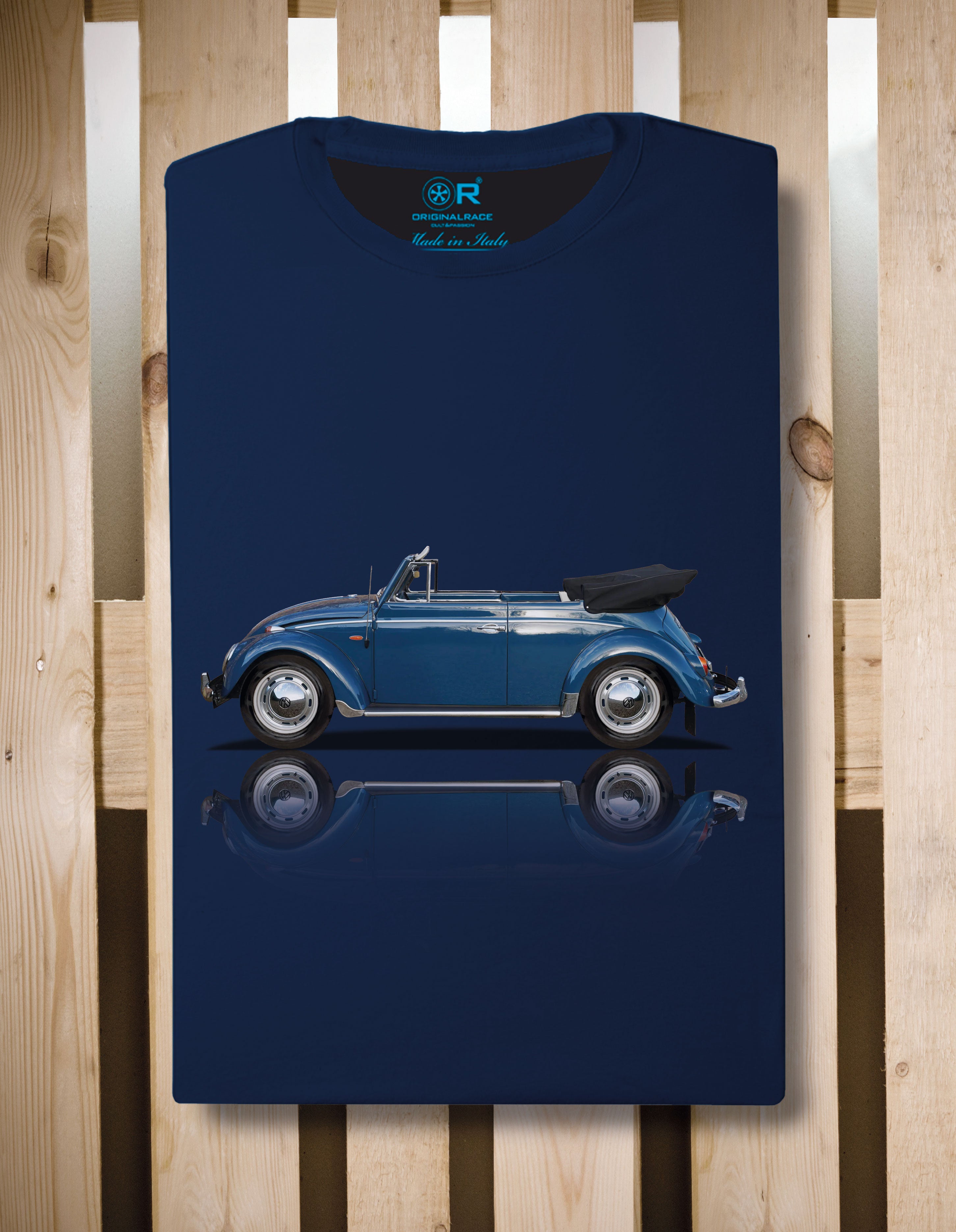 T-shirt manica corta Maggiolino Cabrio 1961