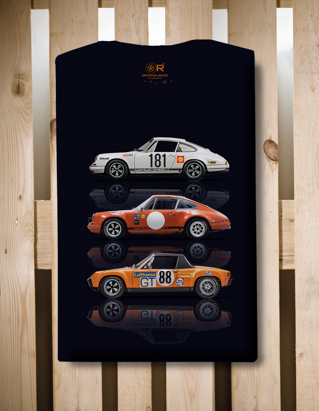 T-shirt manica corta Race Cars 1970