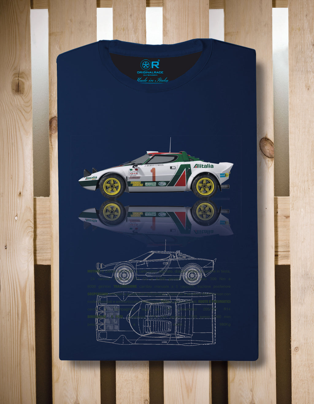 T-shirt manica corta Stratos rally Gr4