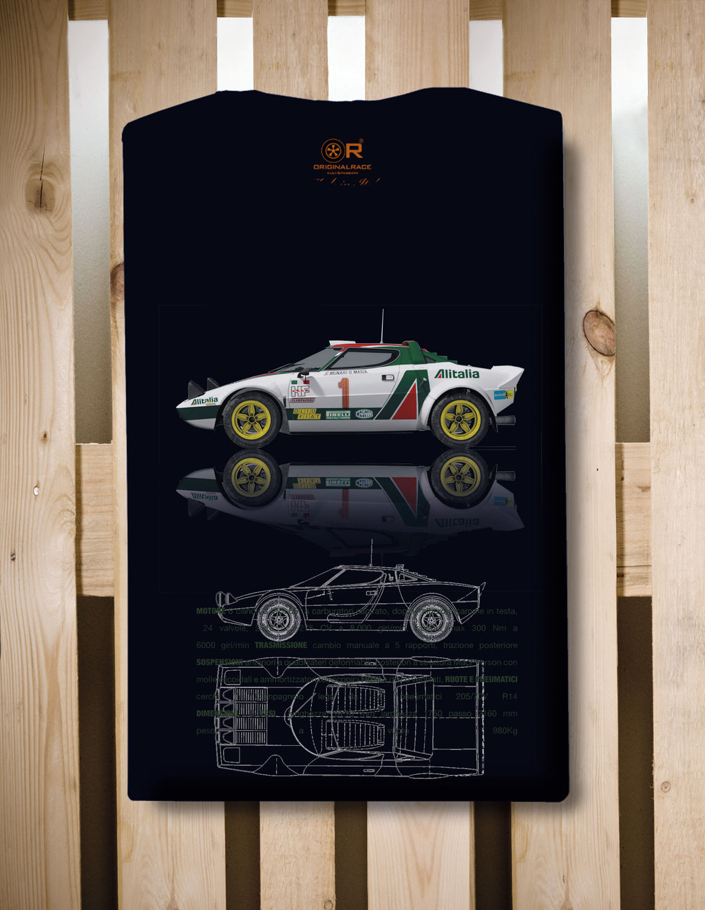 T-shirt manica corta Stratos rally Gr4