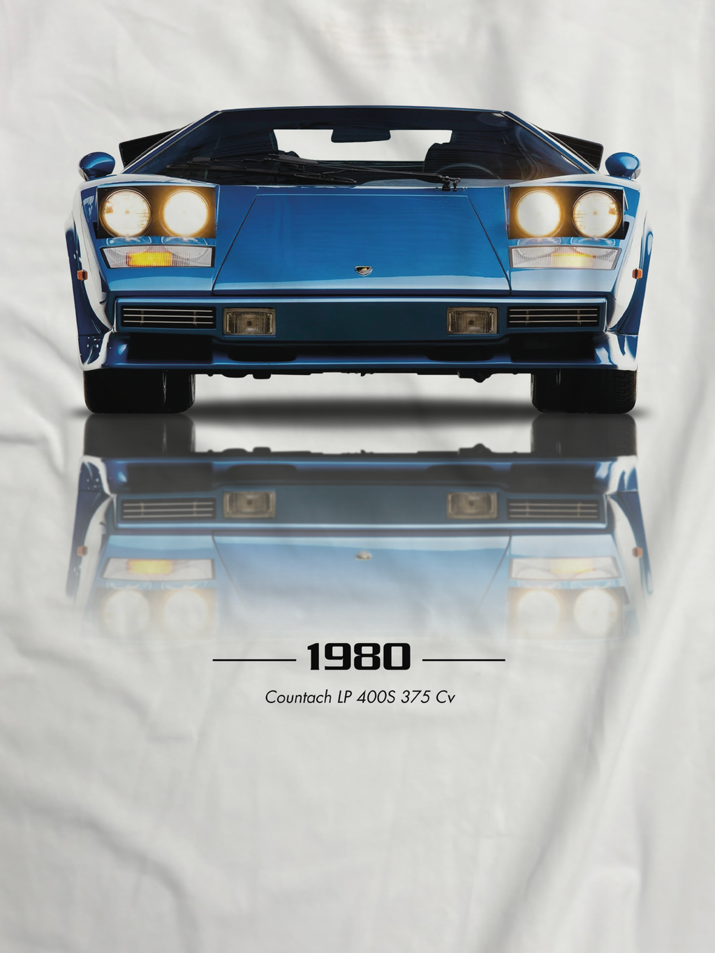 T-shirt manica corta Countach LP 400S 1980