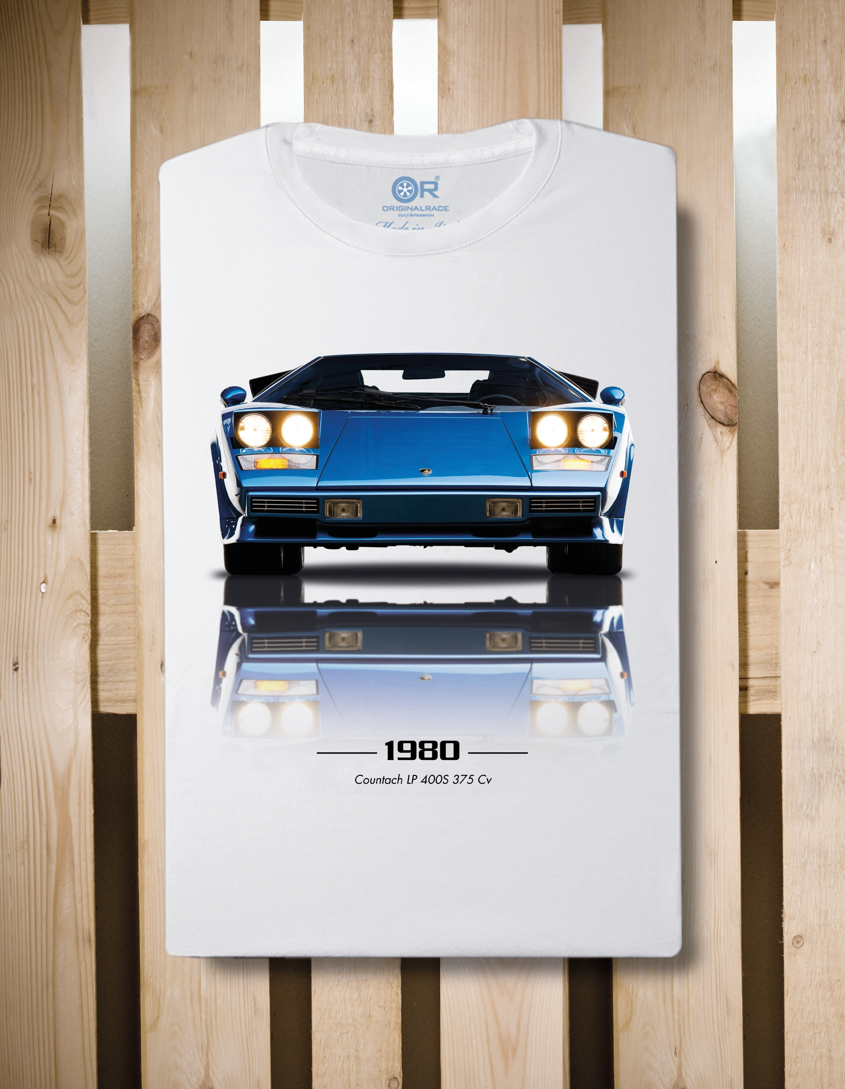 T-shirt manica corta Countach LP 400S 1980
