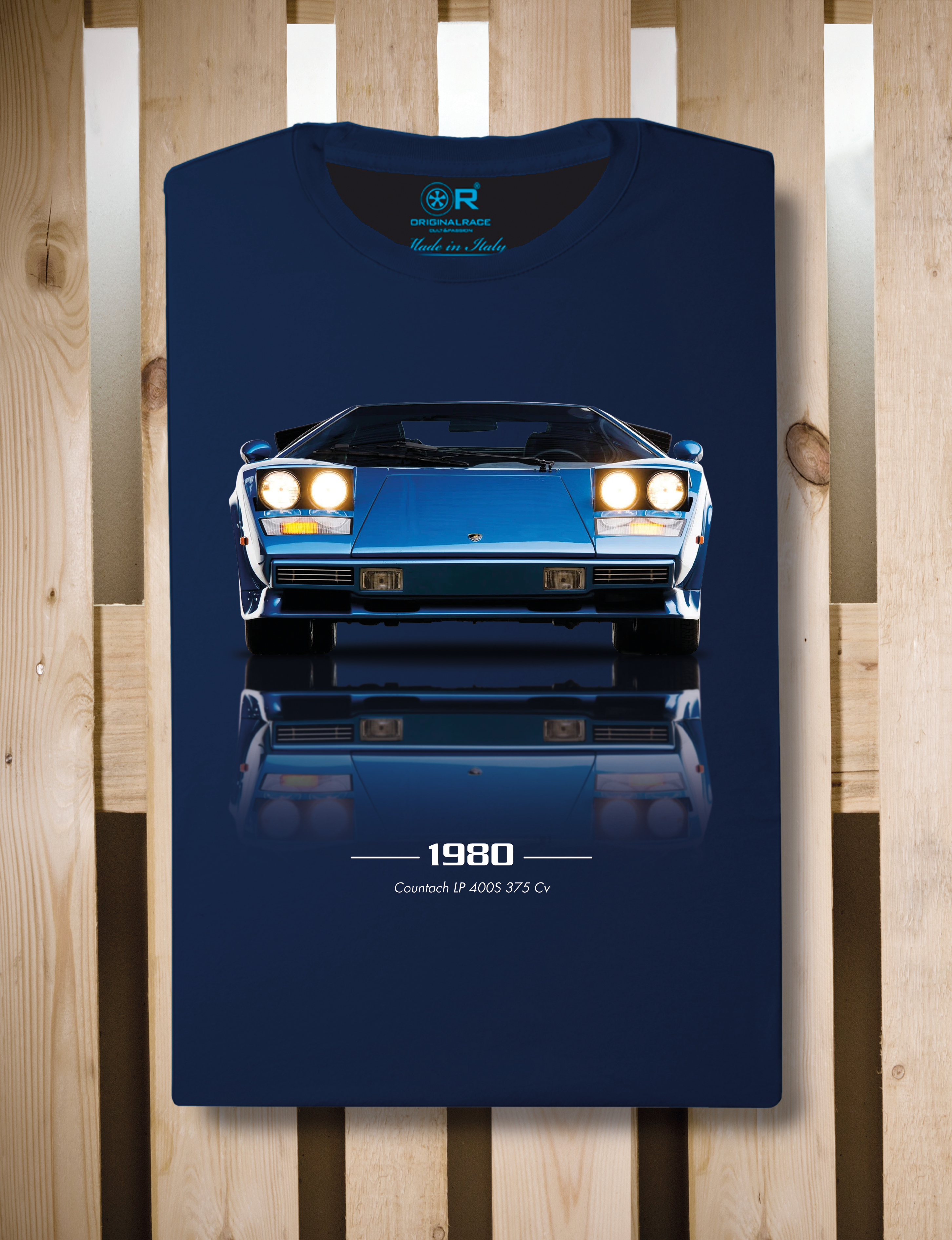 T-shirt manica corta Countach LP 400S 1980