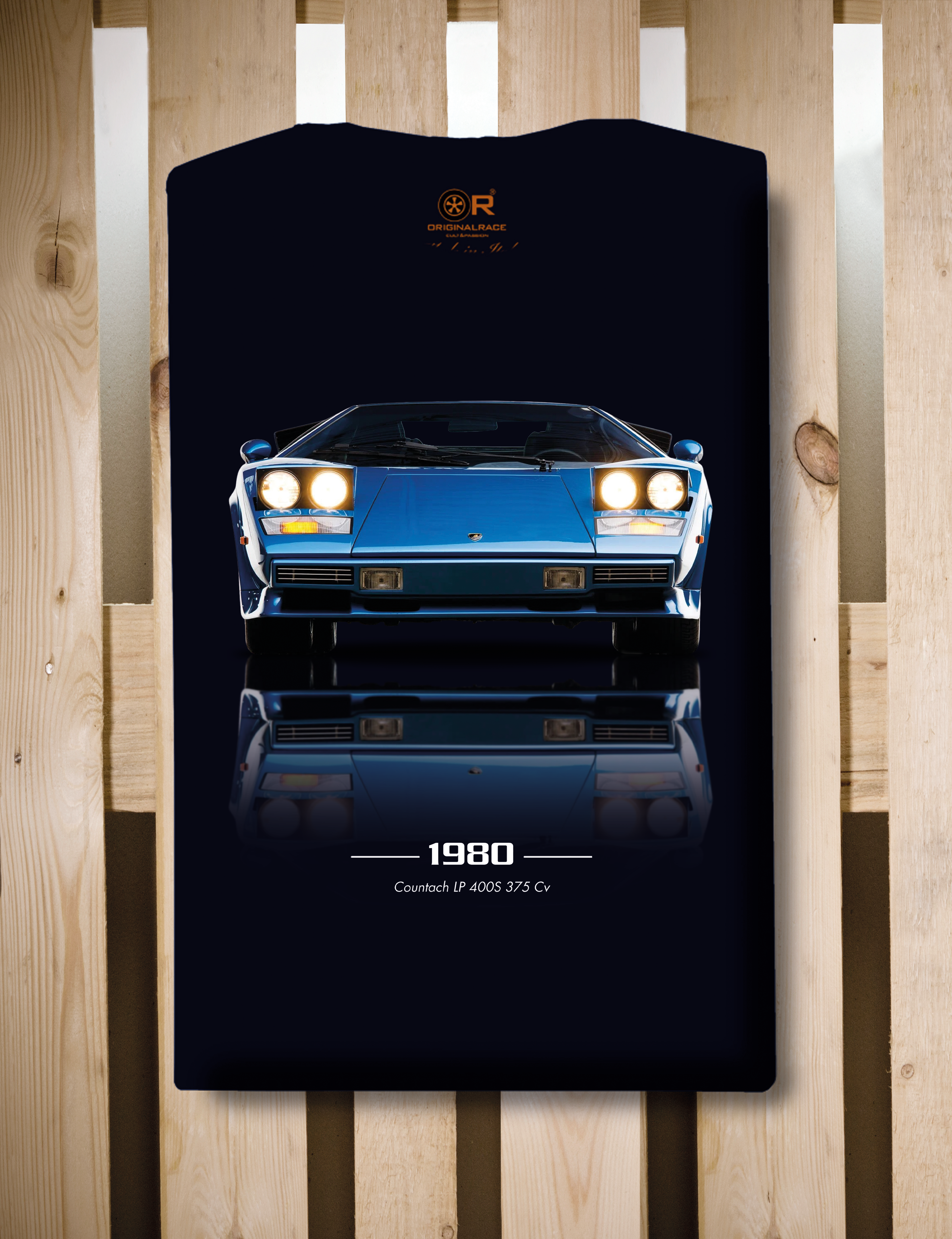 T-shirt manica corta Countach LP 400S 1980