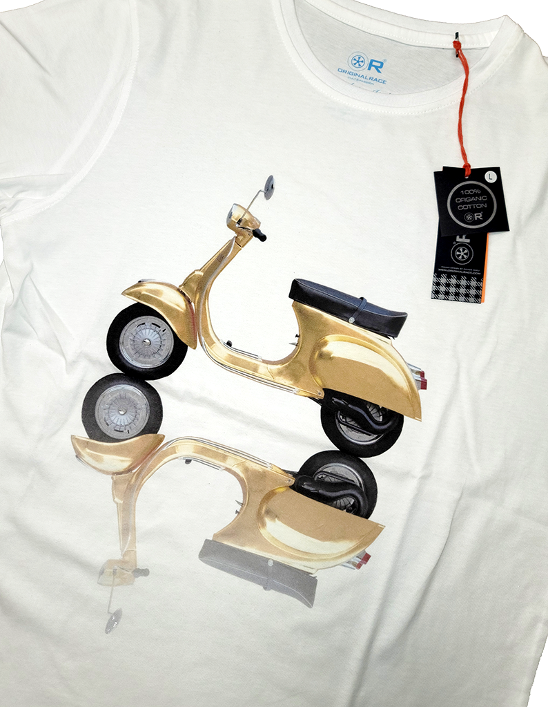 T-shirt manica corta ET3 Gold Outlet cotone 100% organico