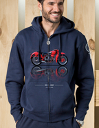 Felpa zip cappuccio Falcone