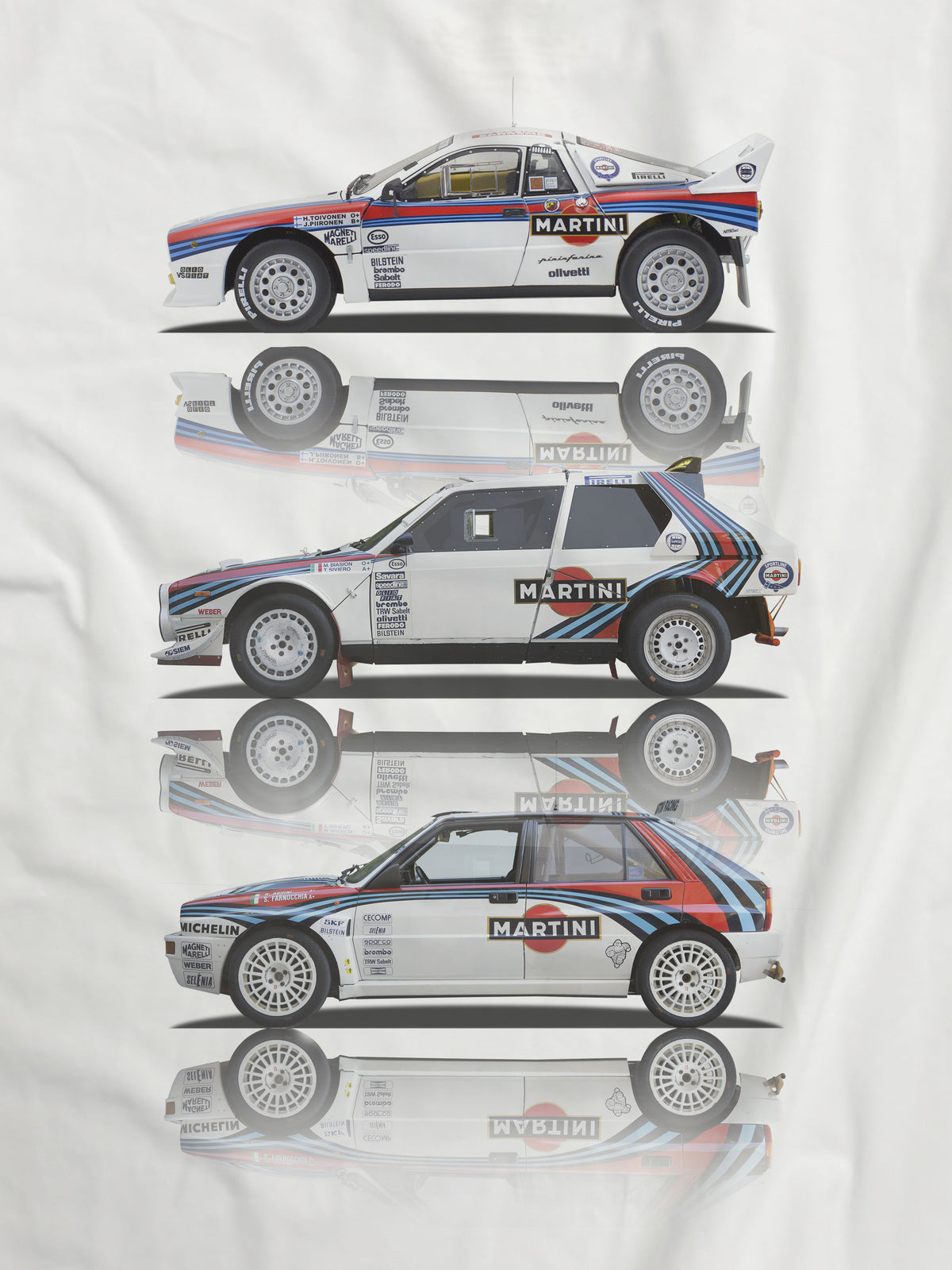 T-shirt manica corta Italian Rally Cars