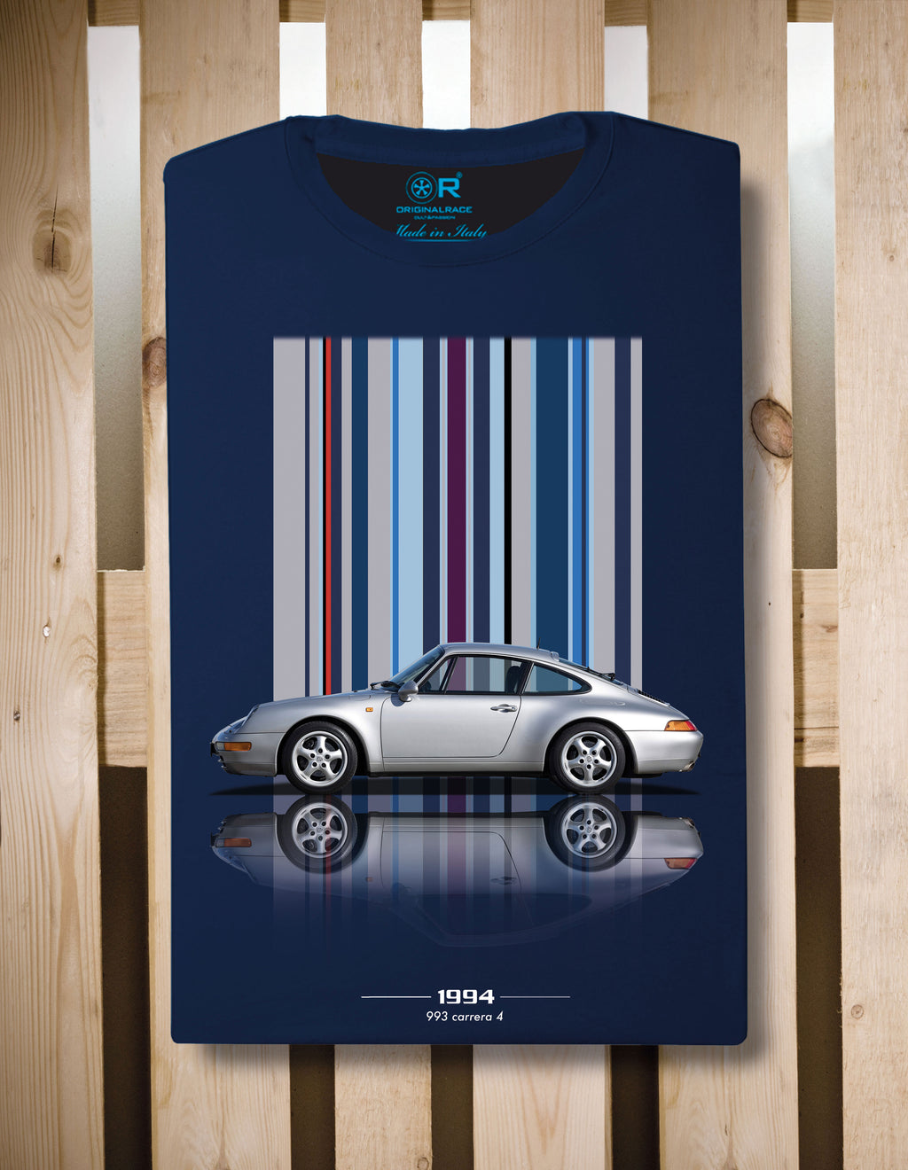 T-shirt manica corta 993 Carrera 4 Texture
