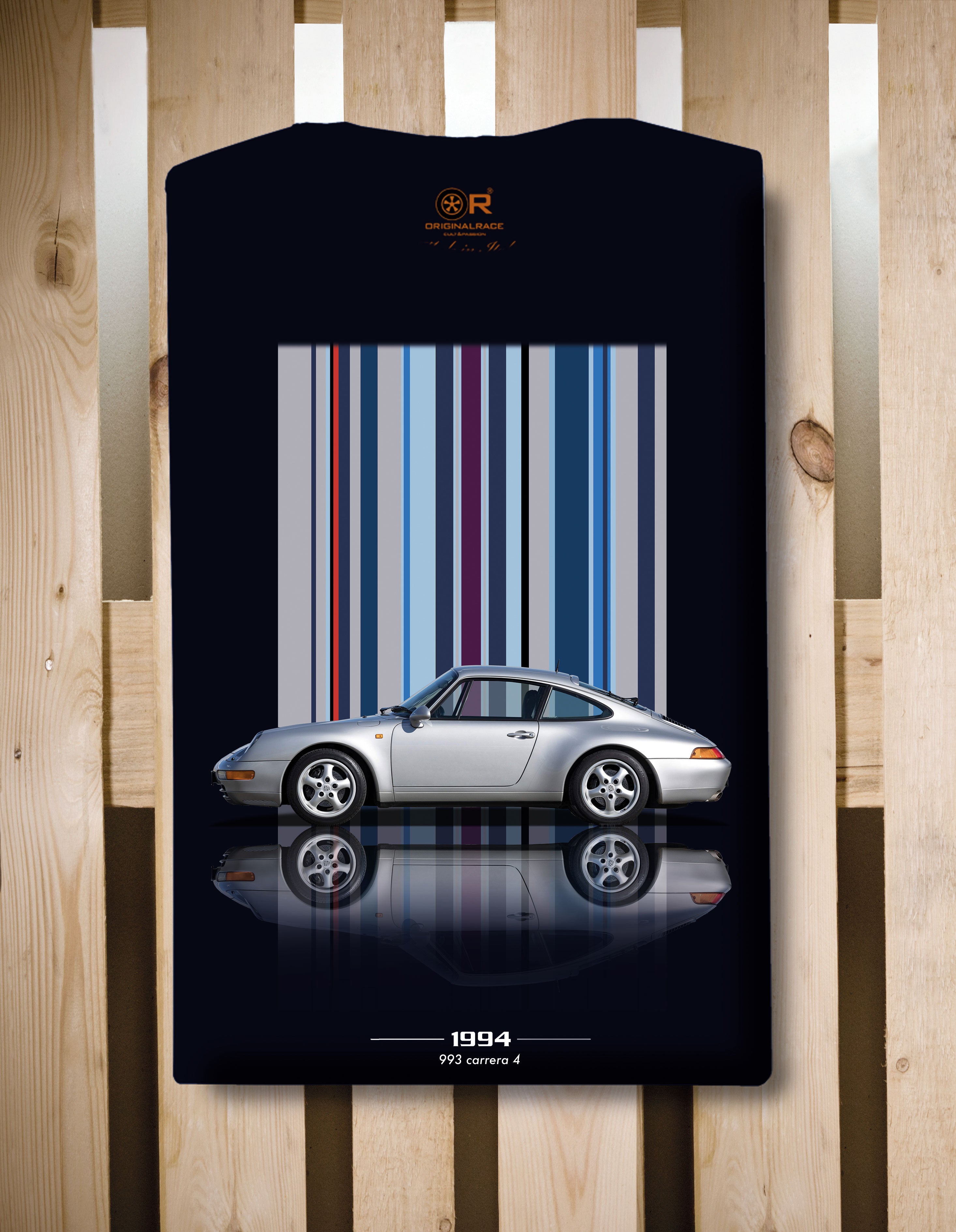 T-shirt manica corta 993 Carrera 4 Texture