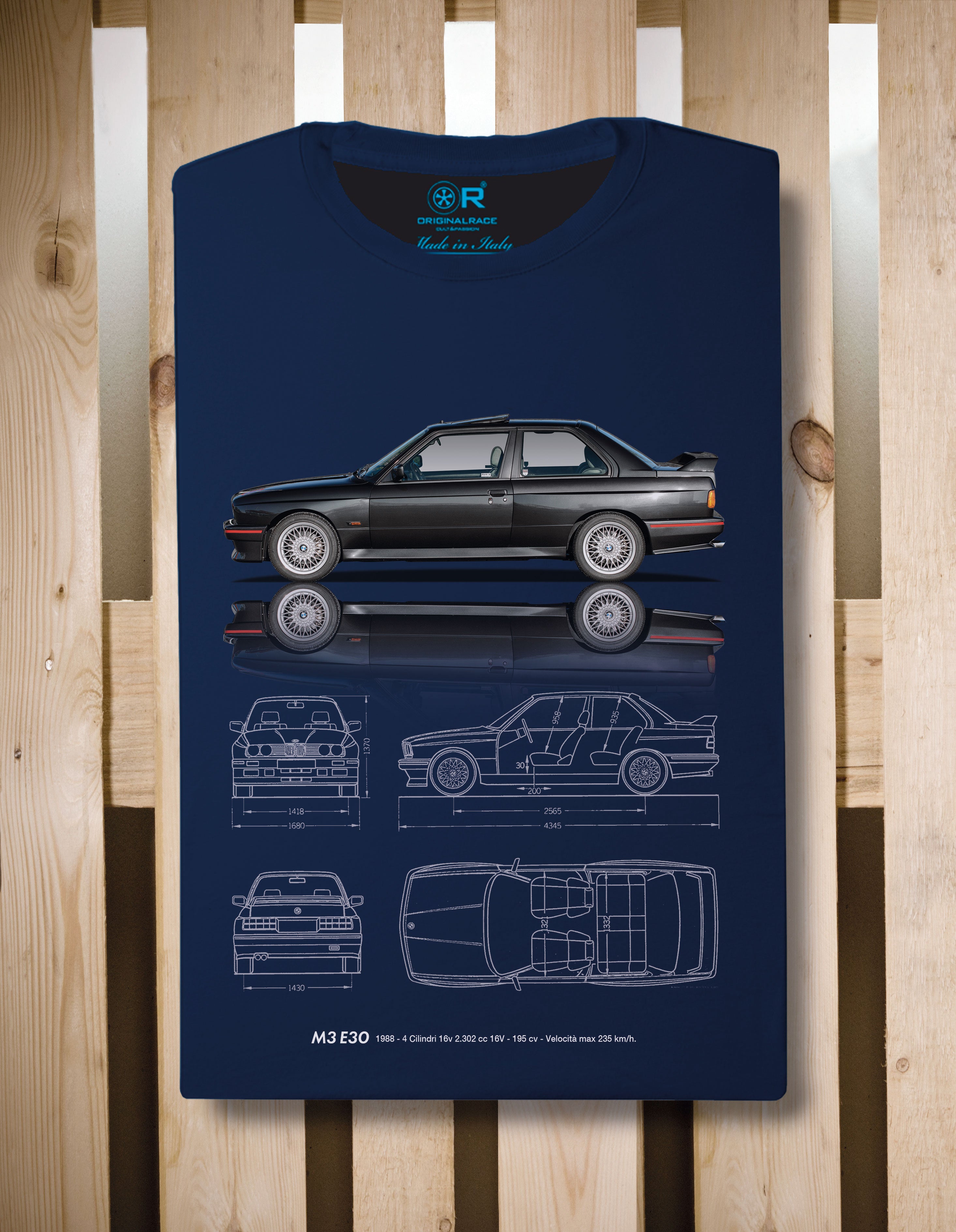 T-shirt manica corta E30 M3