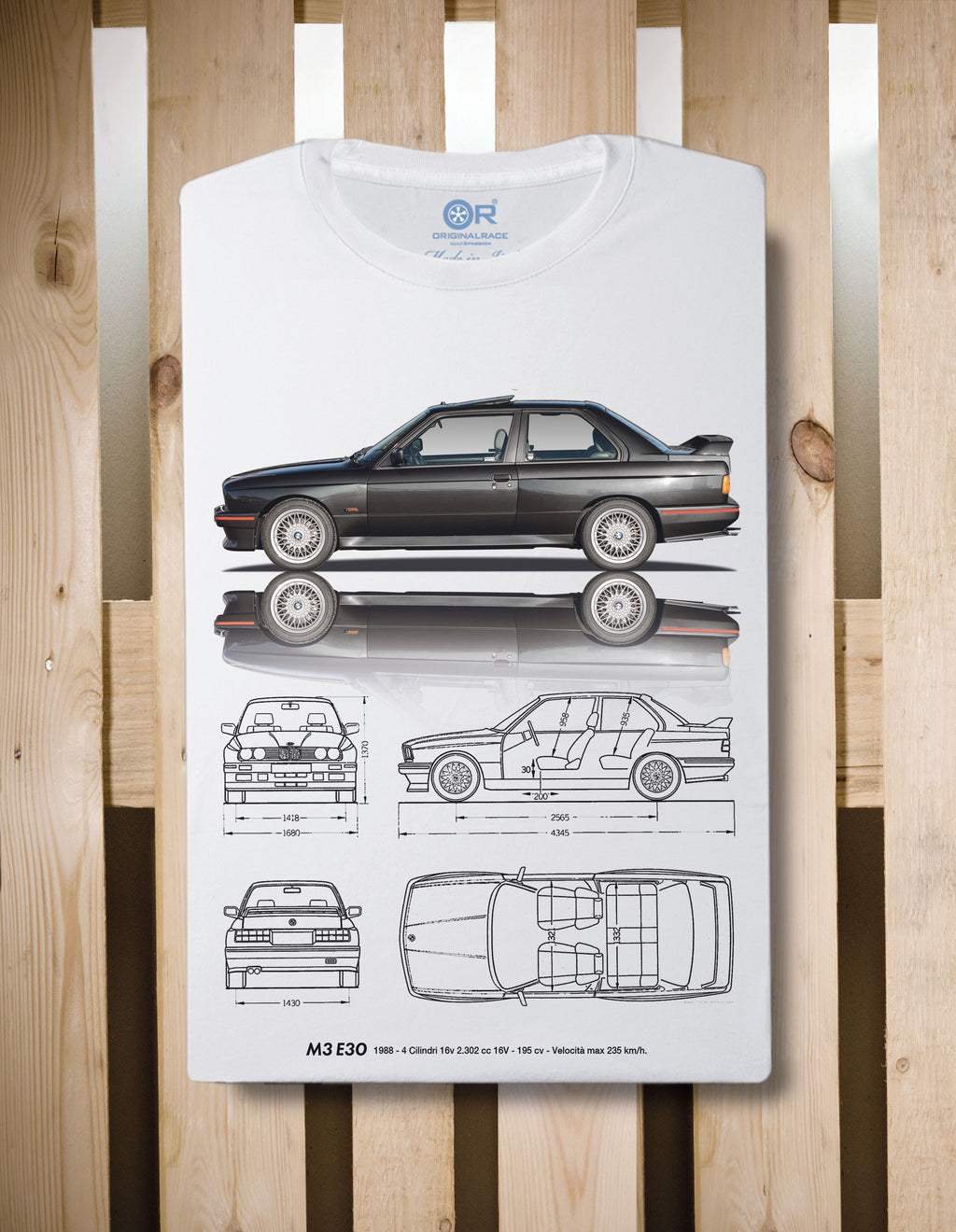 T-shirt manica corta E30 M3